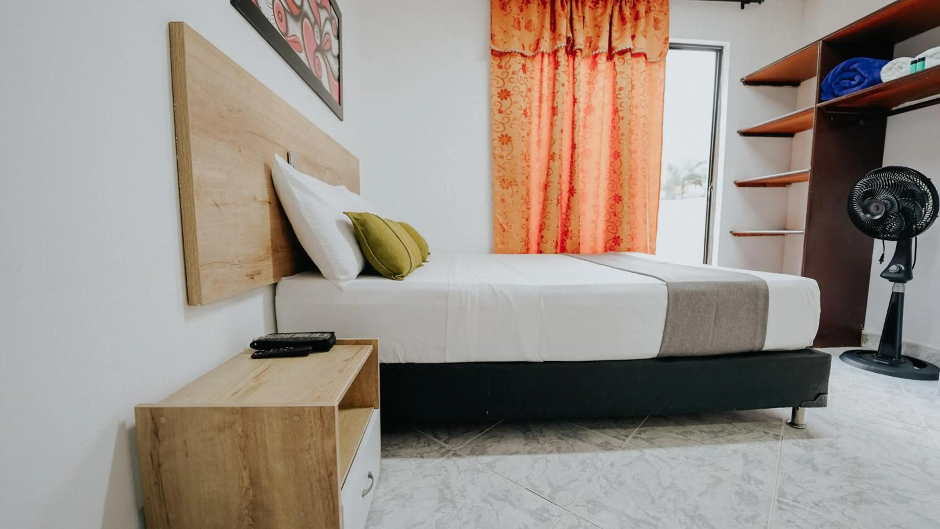 Bed in Hotel Balcones del Estadio