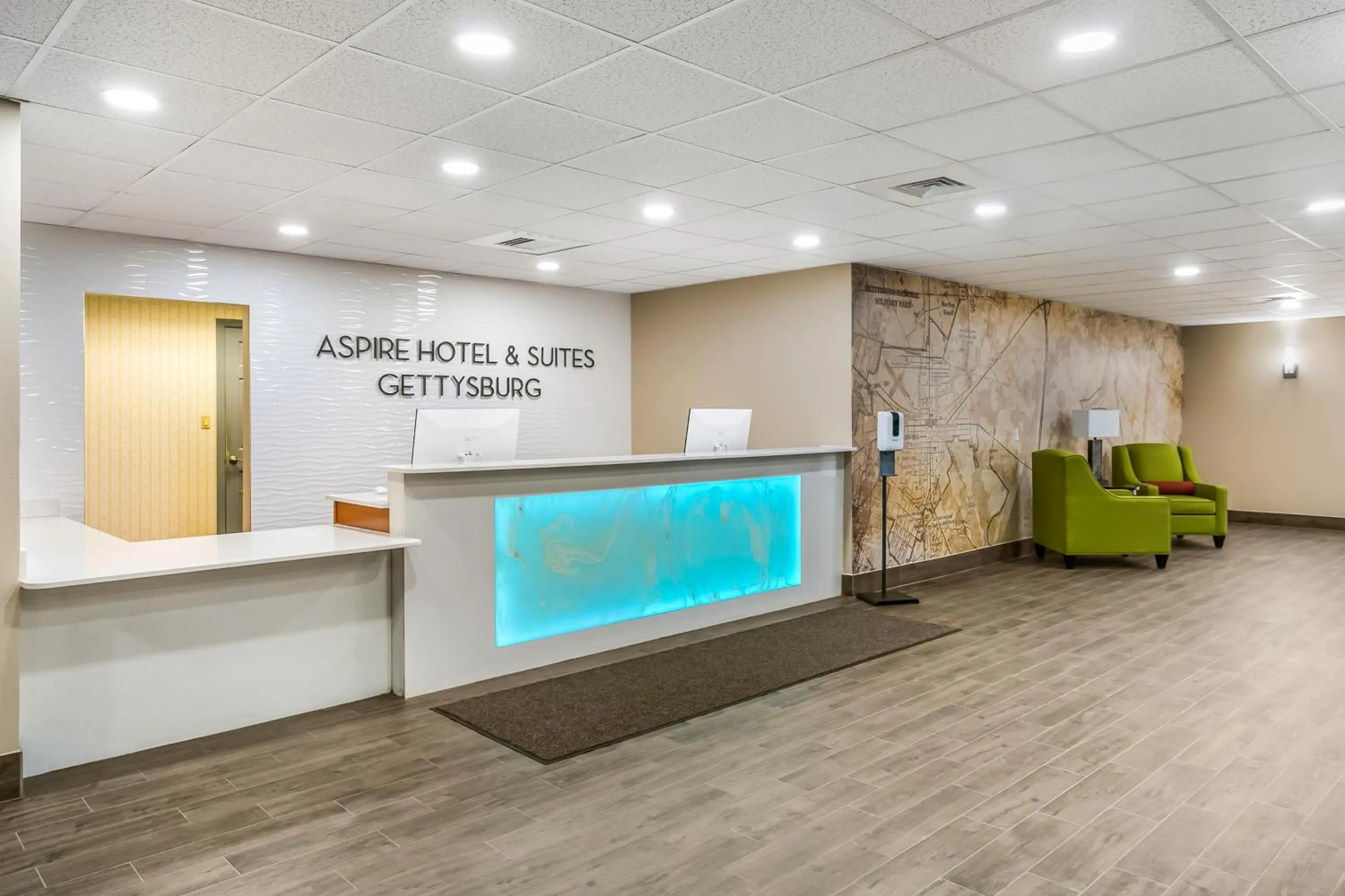 Lobby or reception in Aspire Hotel and Suites