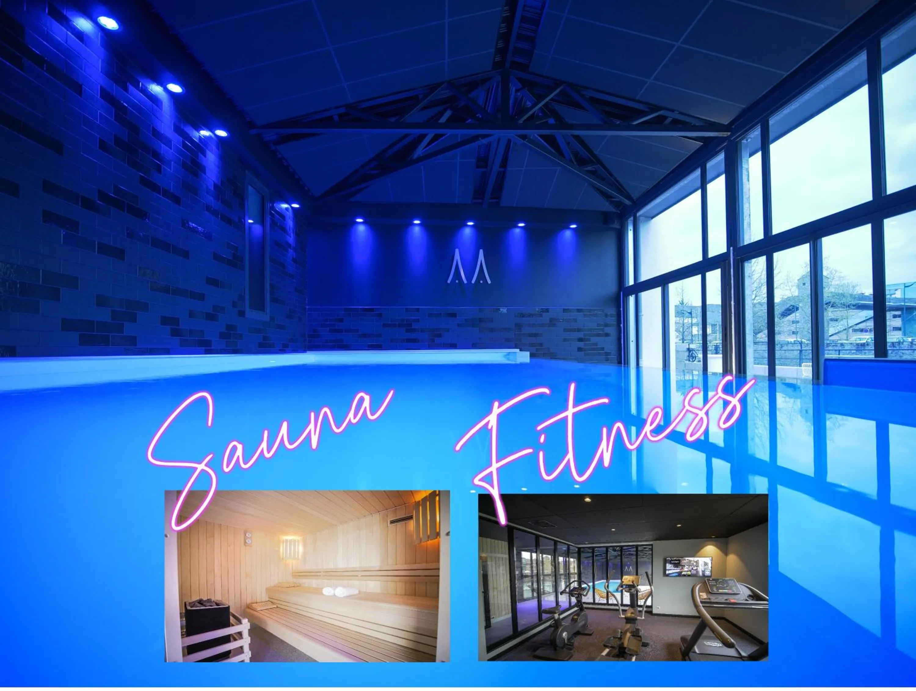 Swimming pool in Le Magic Hôtel & Spa