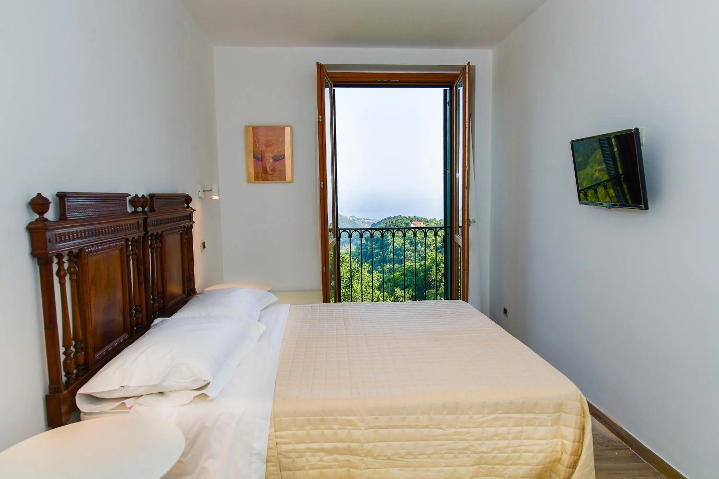 Sea view, Bed in La Riggiola