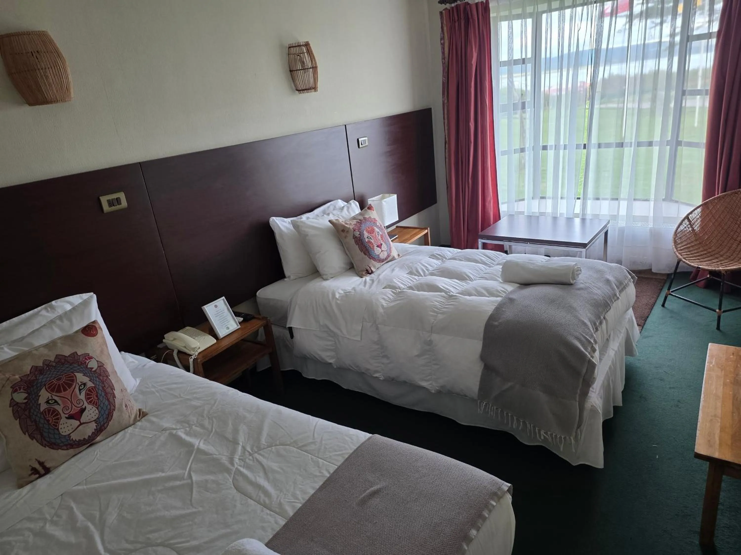 Bed in Hotel HD Natales