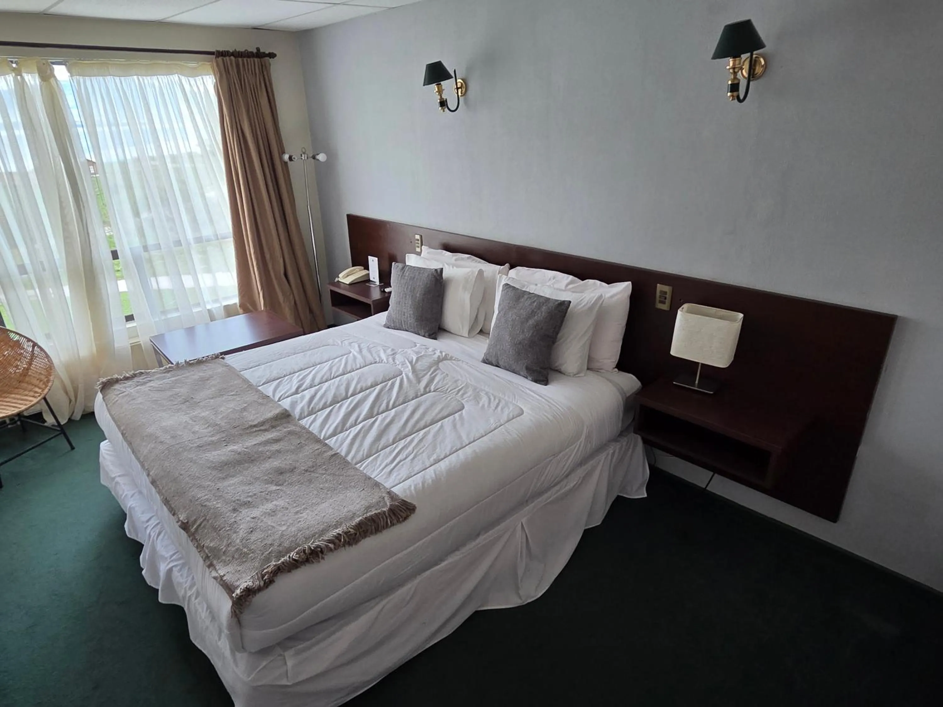 Bed in Hotel HD Natales