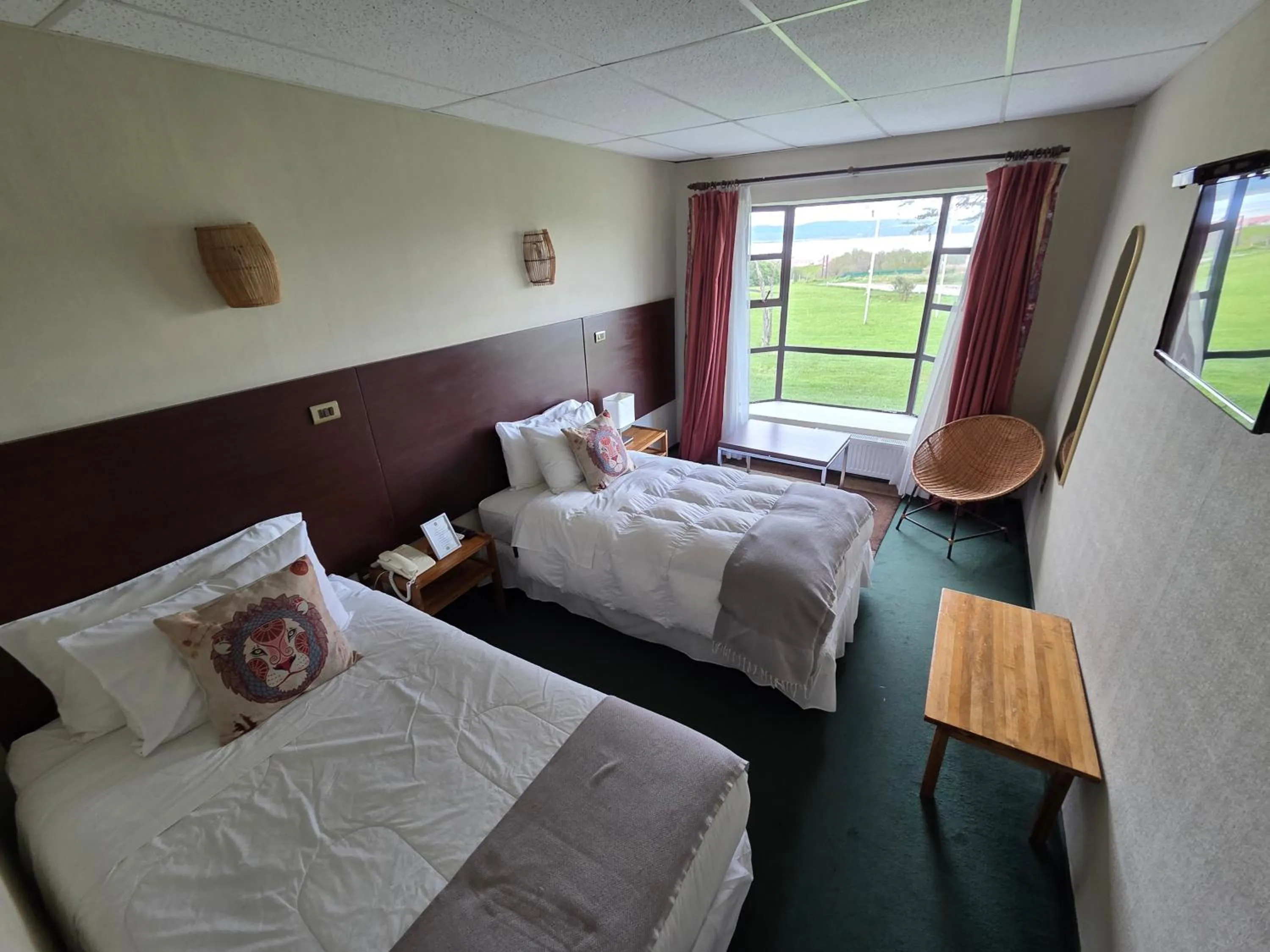 Bed in Hotel HD Natales