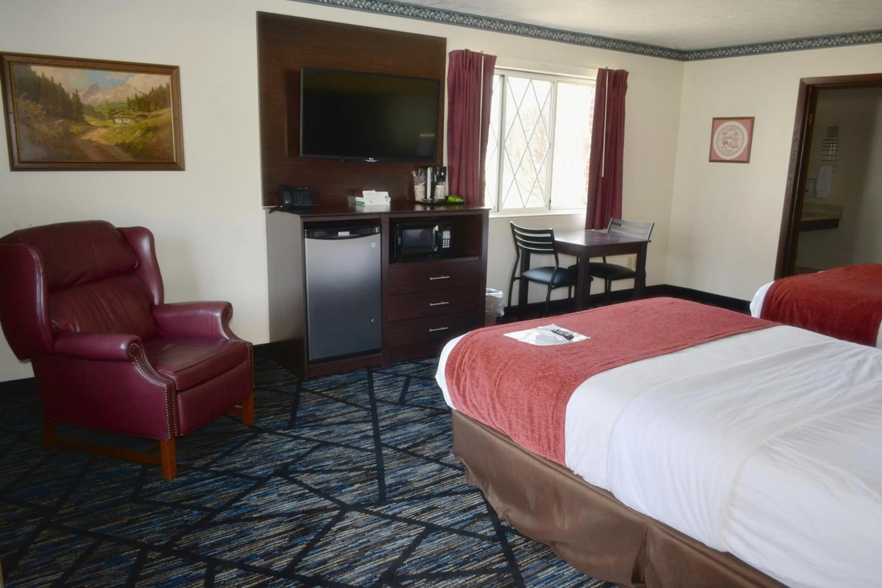 TV and multimedia, Bed in Frankenmuth Motel