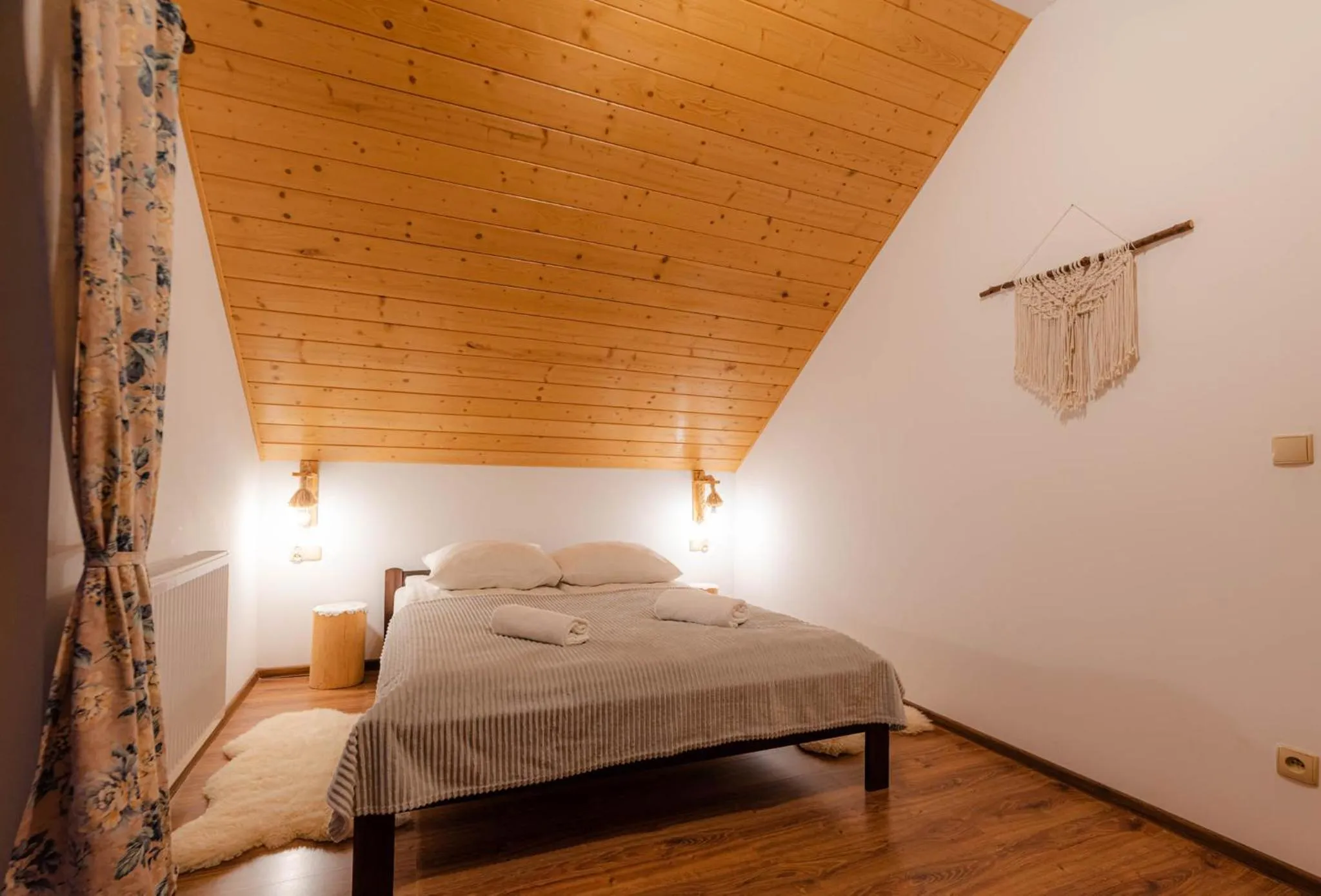 Bed in Domki Pod Wulkanem