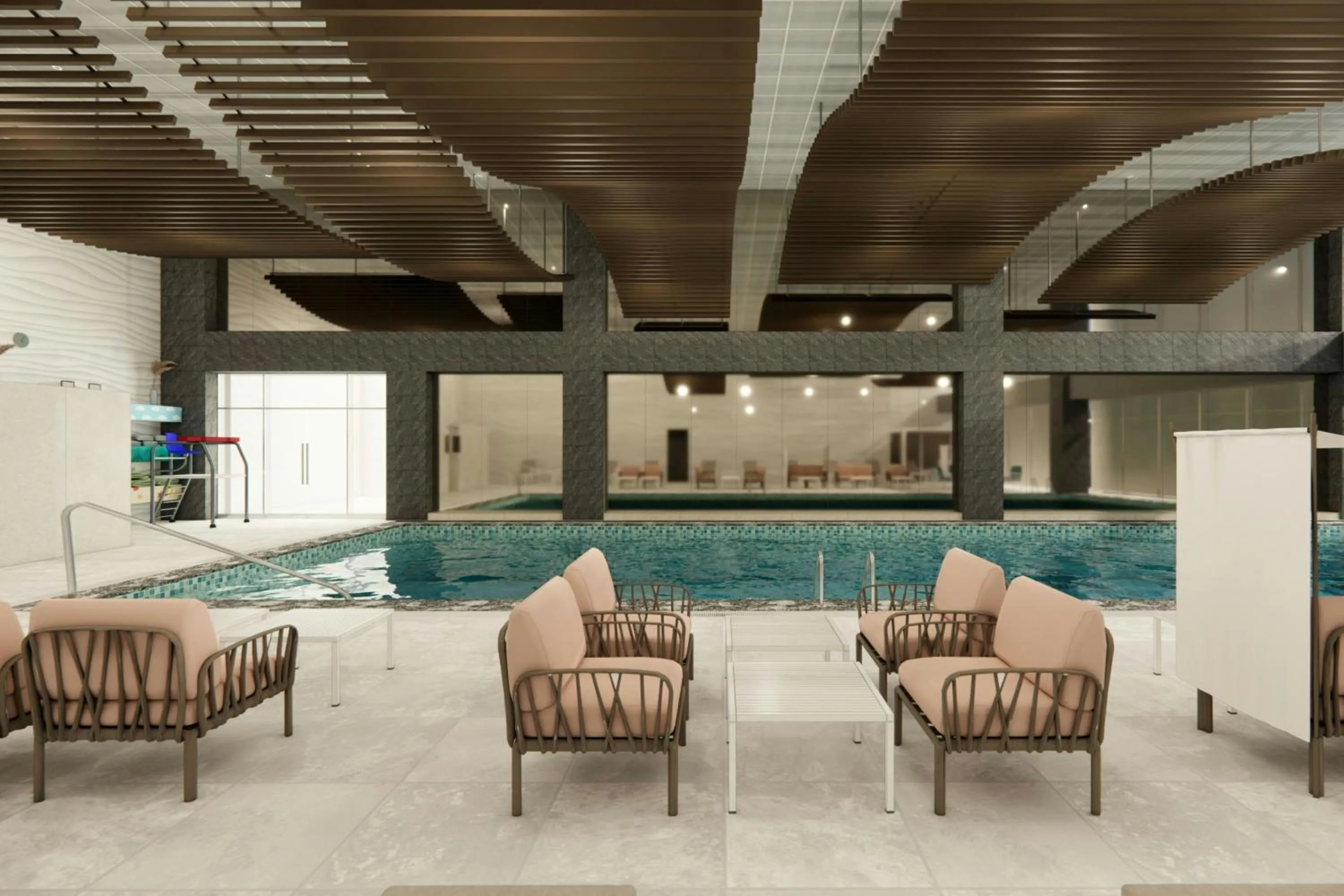 Swimming pool in Sheraton Grand Incheon Hotel