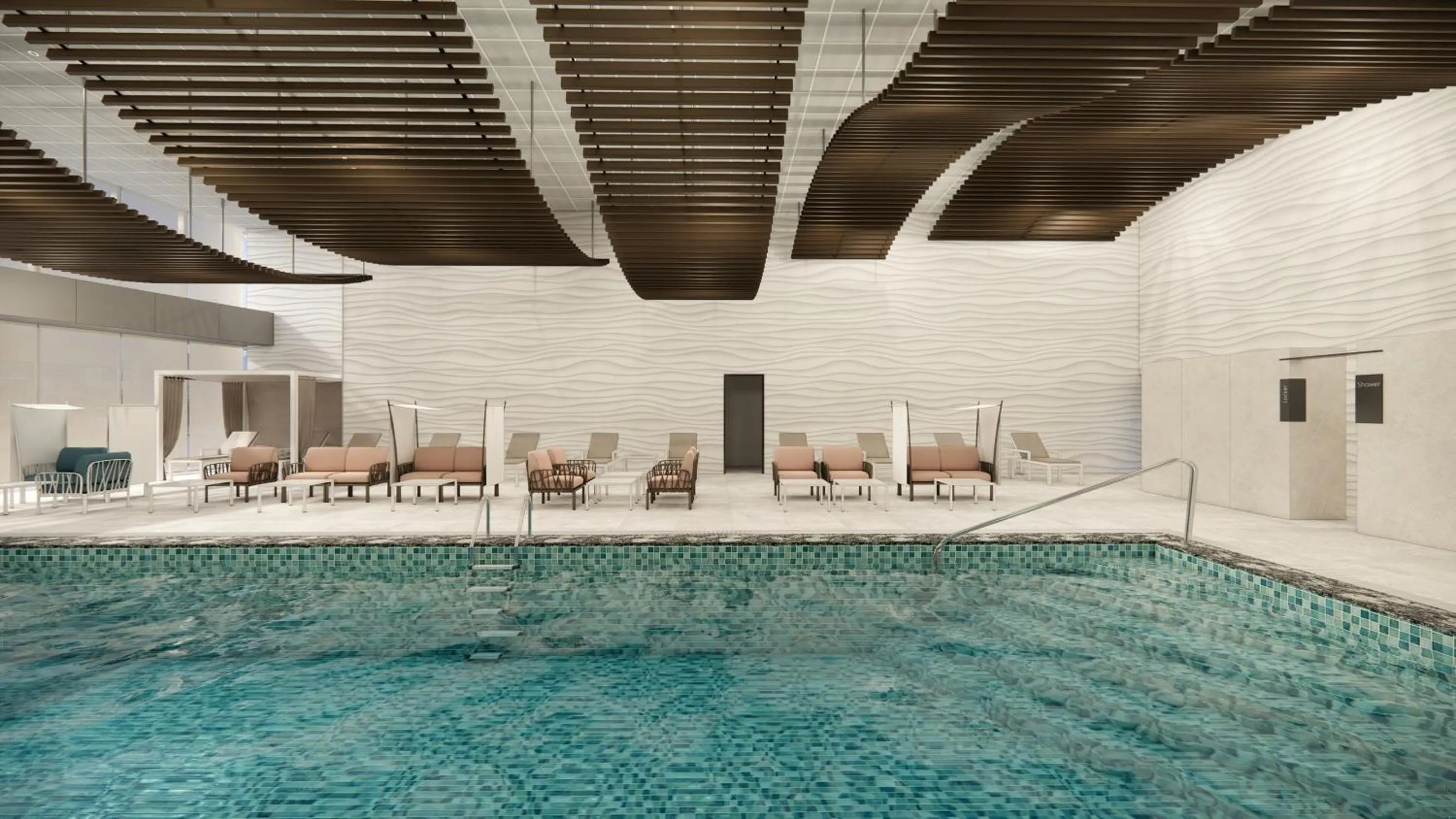 Swimming pool in Sheraton Grand Incheon Hotel