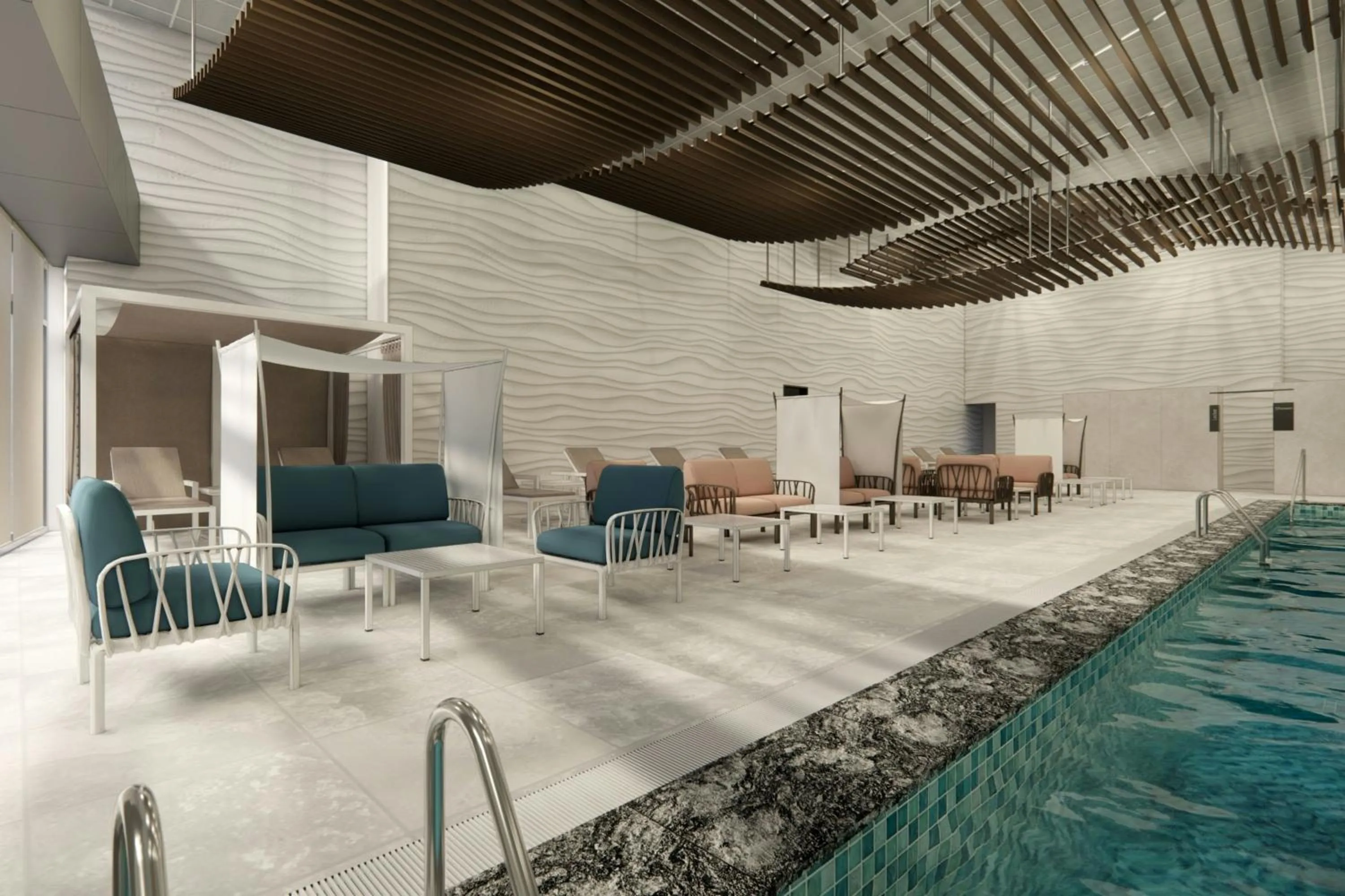 Swimming pool in Sheraton Grand Incheon Hotel