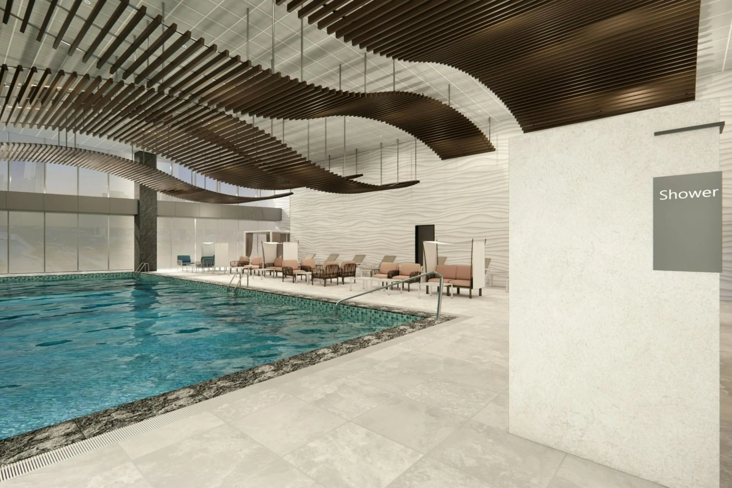 Swimming pool in Sheraton Grand Incheon Hotel