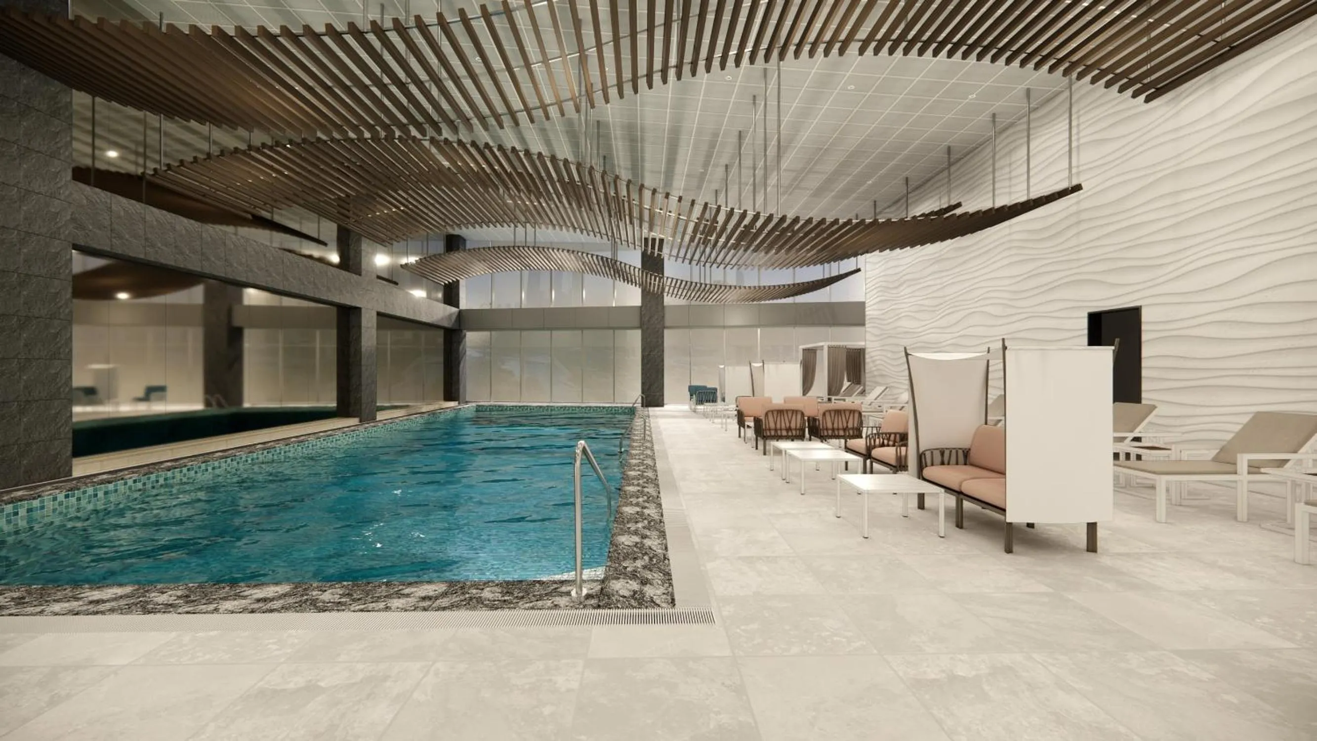 Swimming pool in Sheraton Grand Incheon Hotel