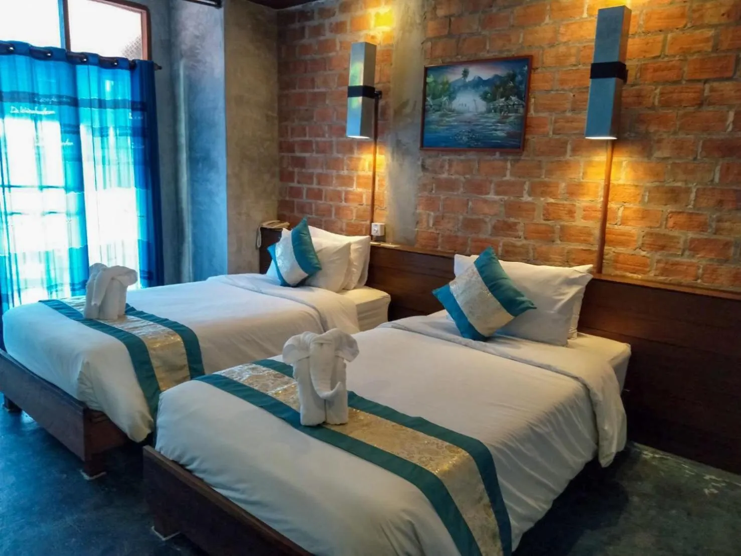 Bedroom, Bed in De Wiang Kum Kam