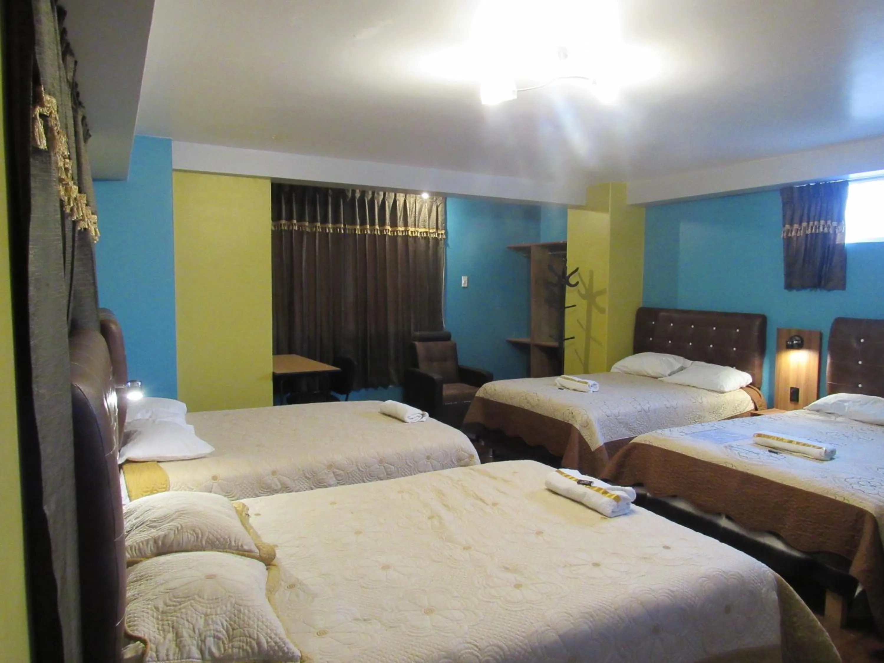 Bed in Hotel Sueños Dorados