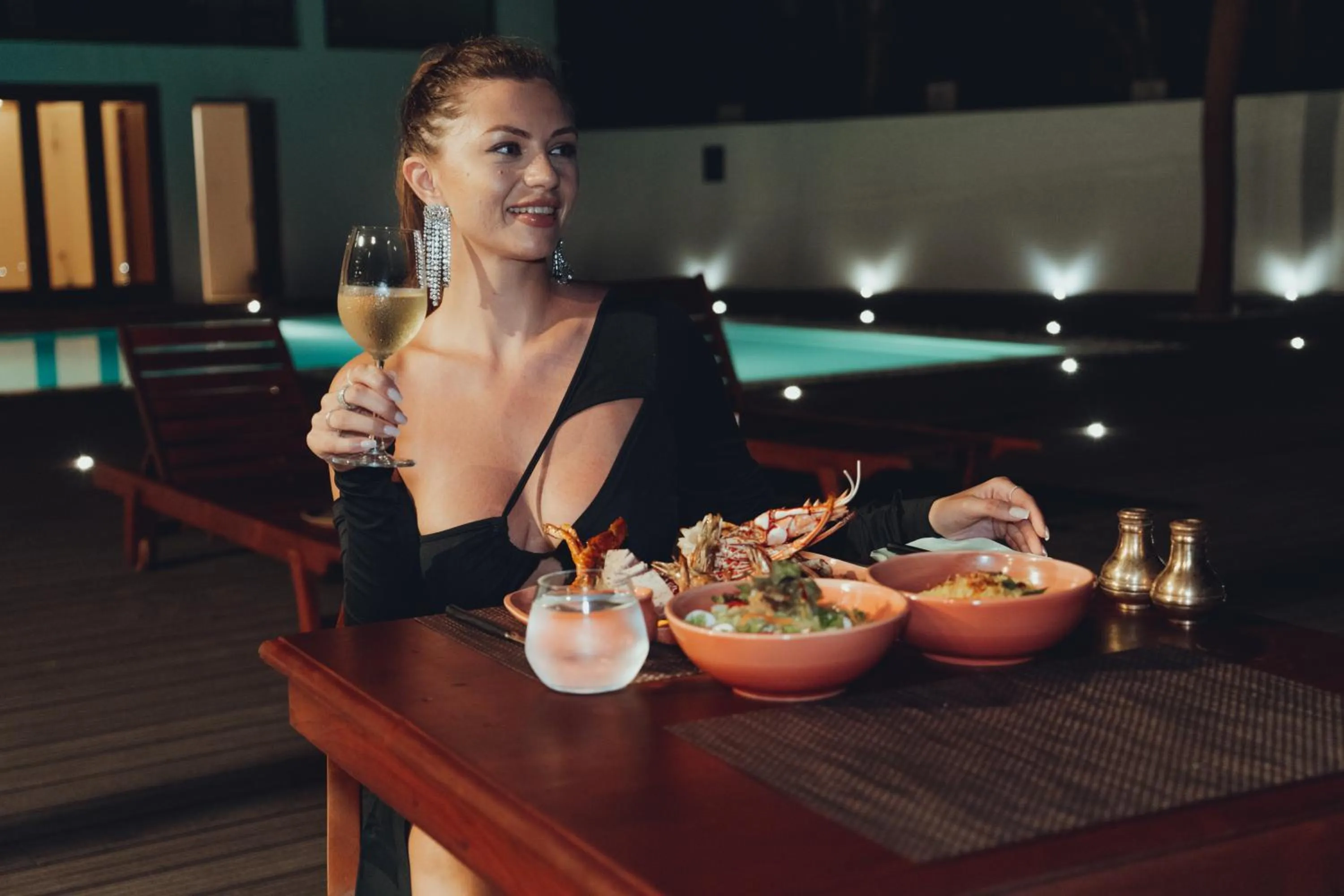 Dinner in Mosvold Villa