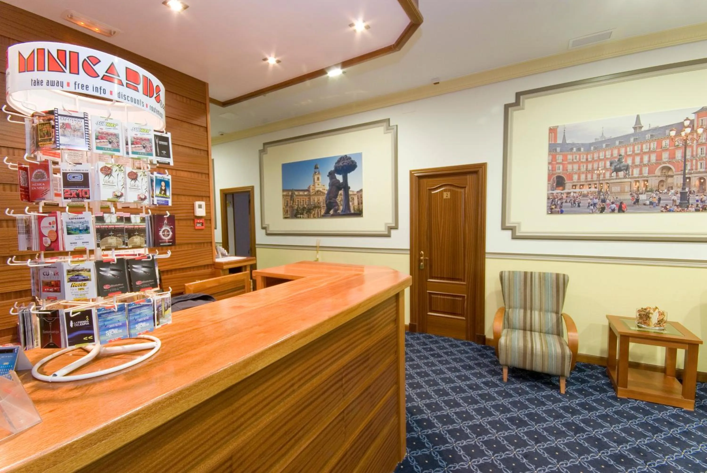 Lobby or reception in Hostal Edreira