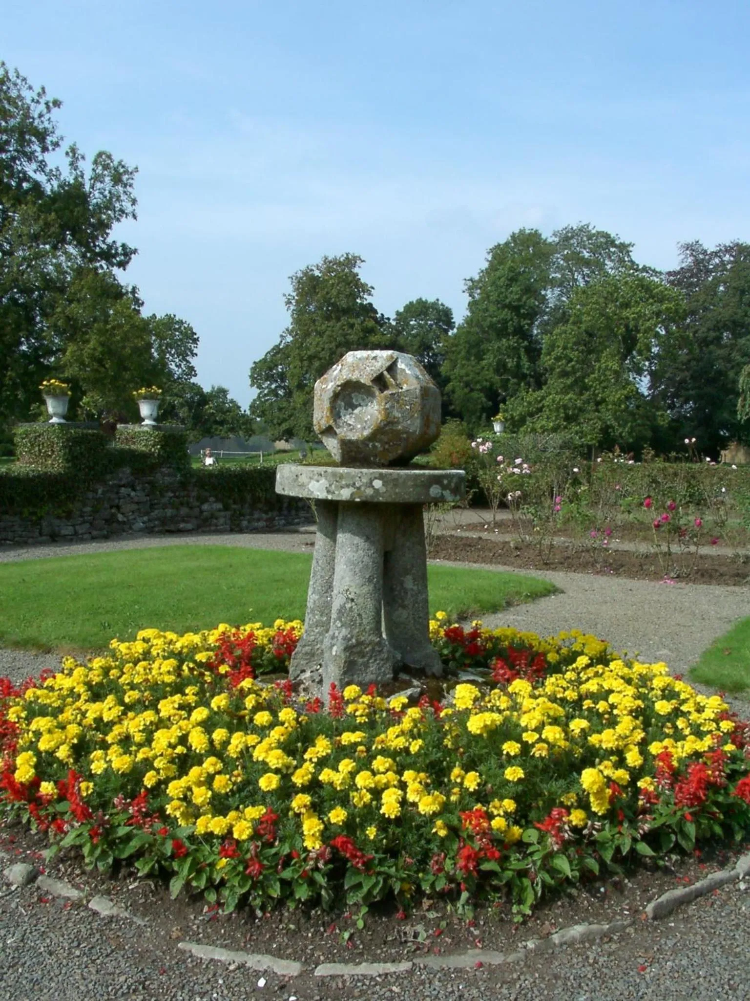 Garden view in Le Logis d'Equilly