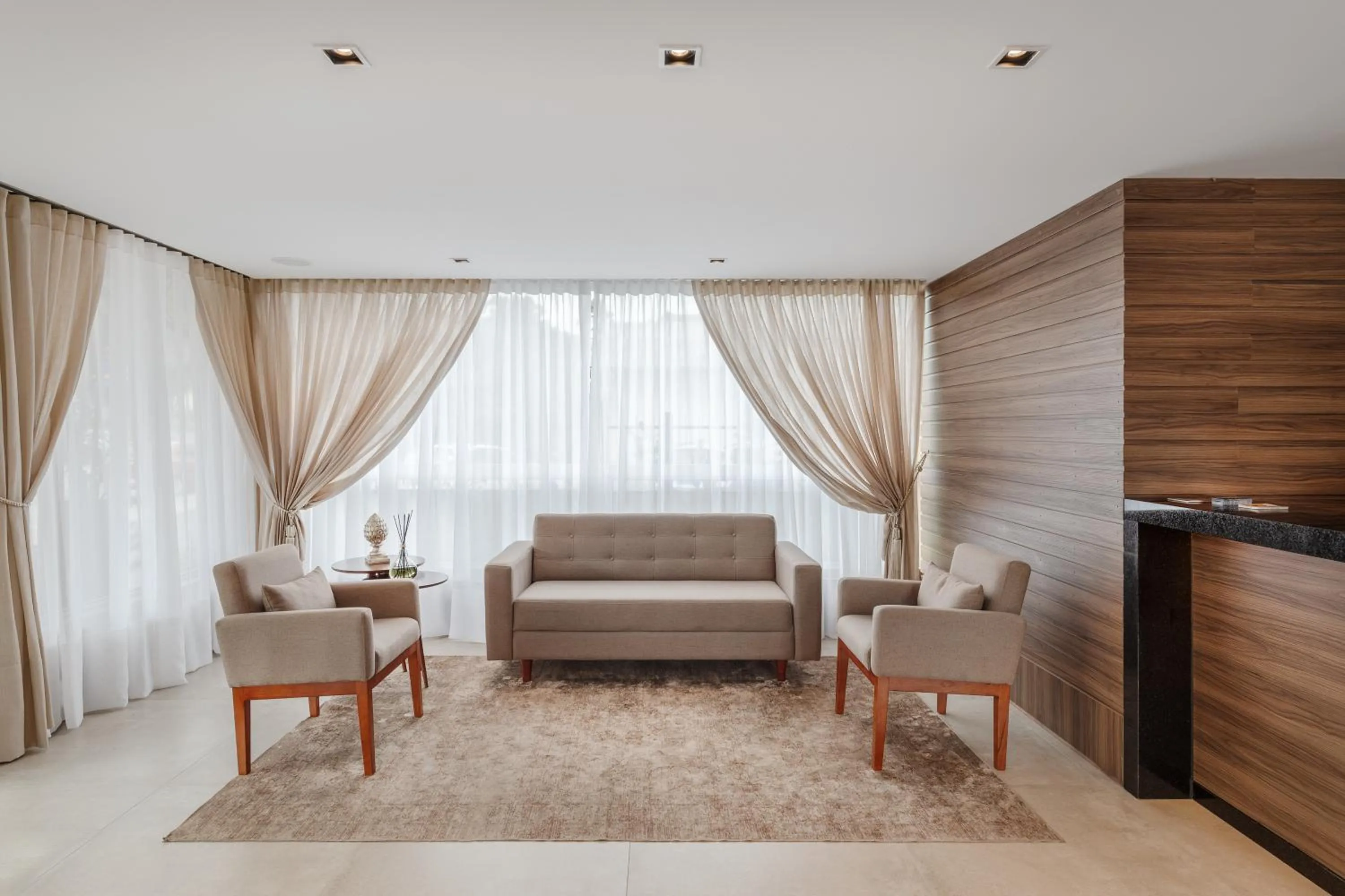 Seating area in Hotel Fioreze Primo - 800m da Rua Coberta