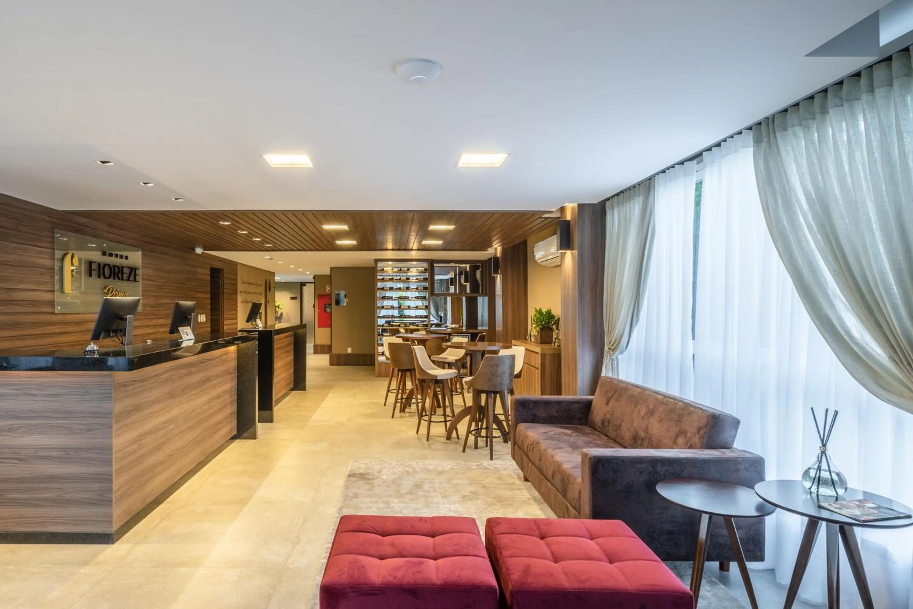 Living room in Hotel Fioreze Primo - 800m da Rua Coberta