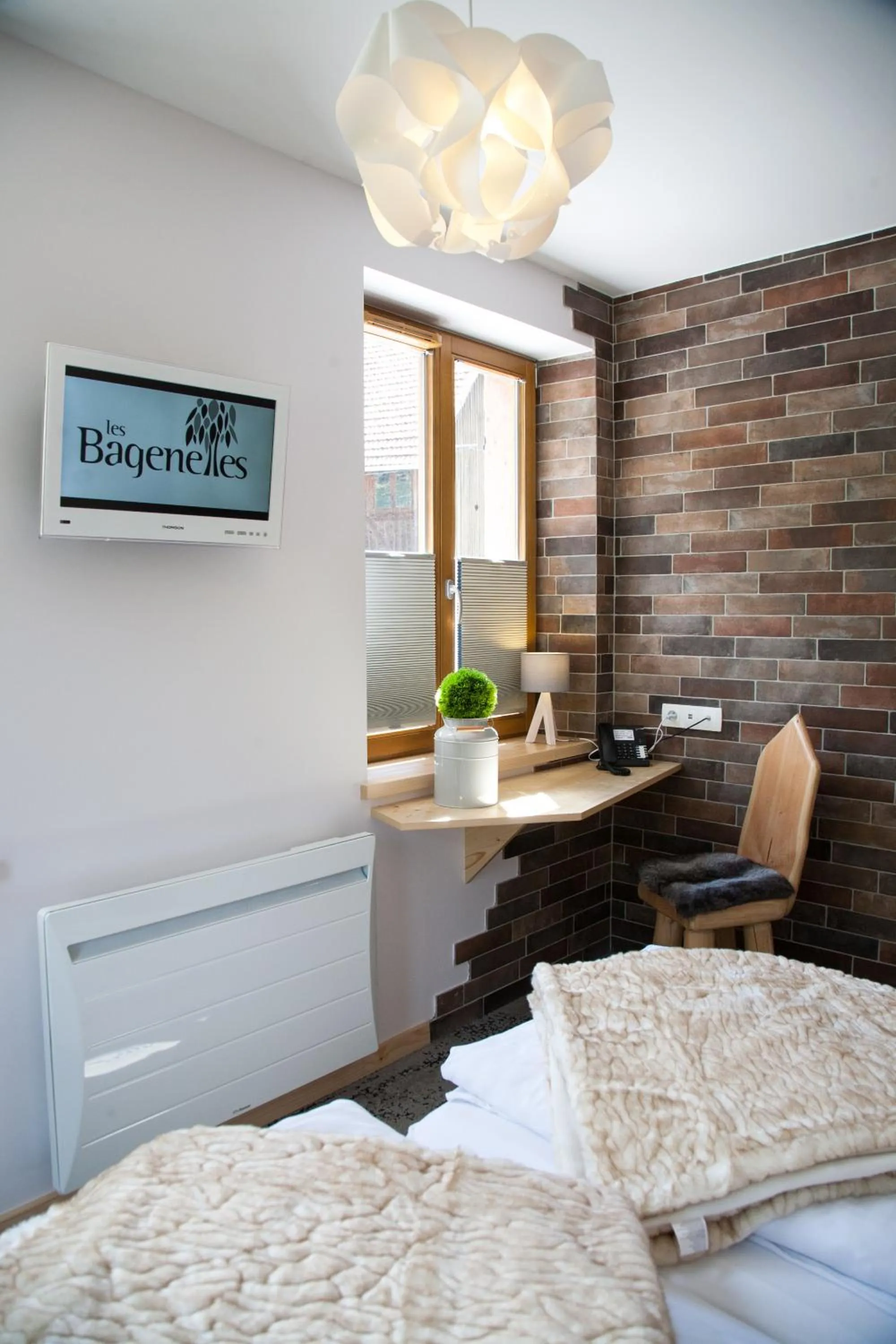 Bed in Hostellerie Les Bagenelles