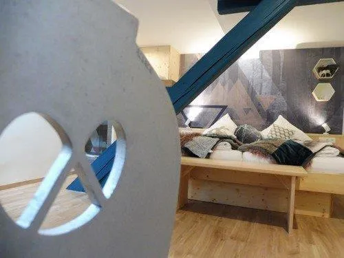 Bed in Hostellerie Les Bagenelles