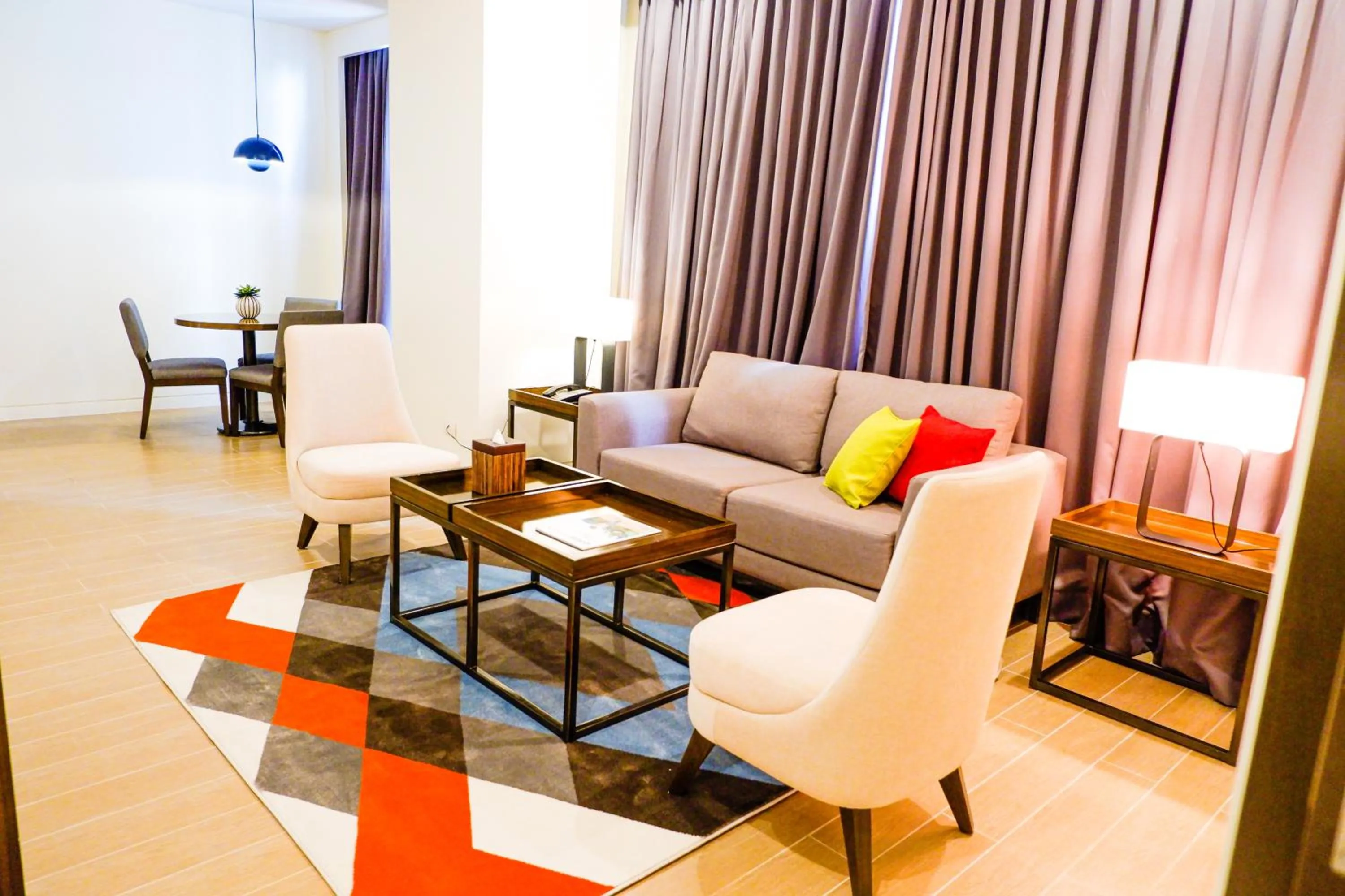 Living room in Hotel Lucky Chinatown Binondo Manila