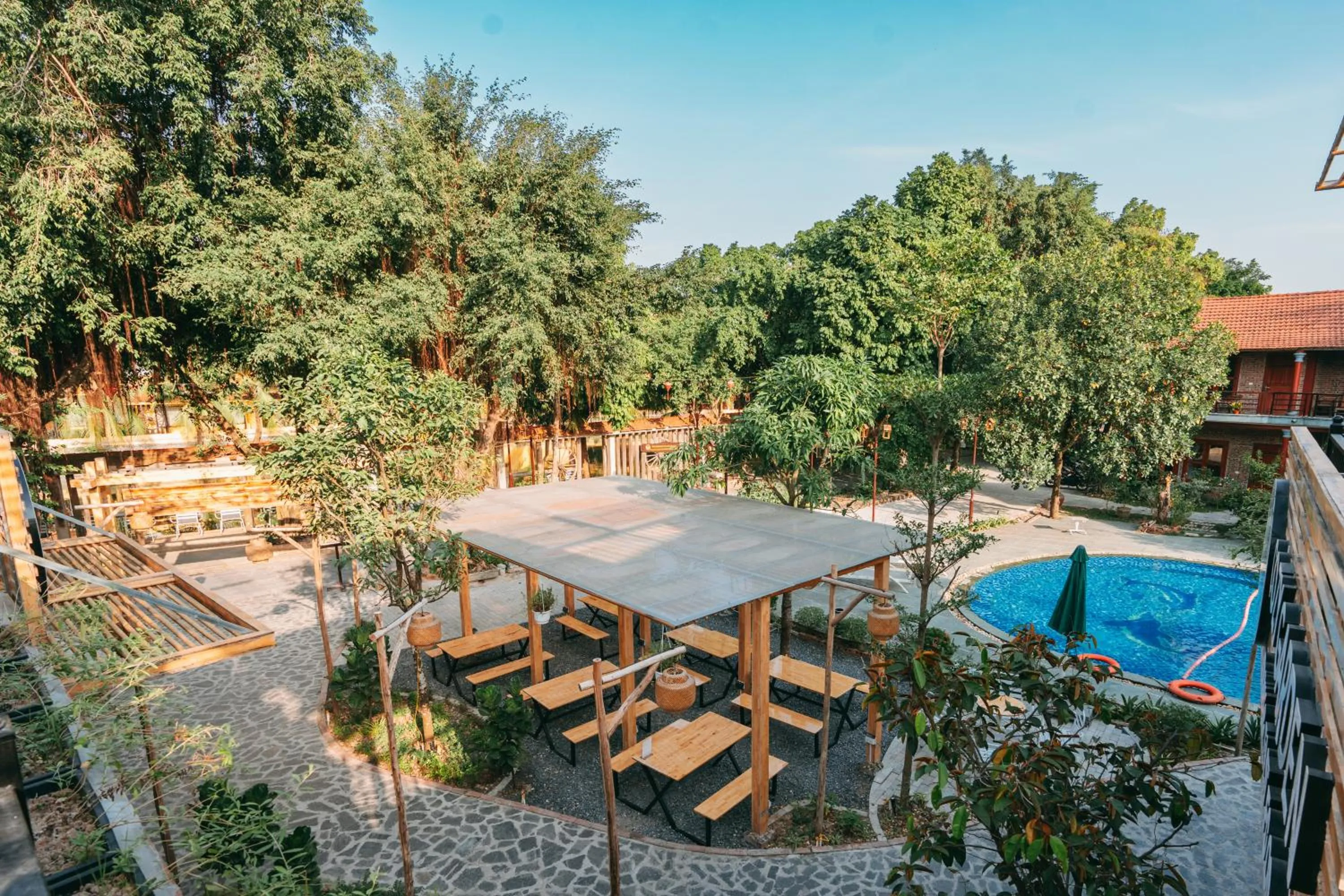 Bird's eye view in Tam Coc Lavender Homestay -Authentic Ninh Binh Experiences