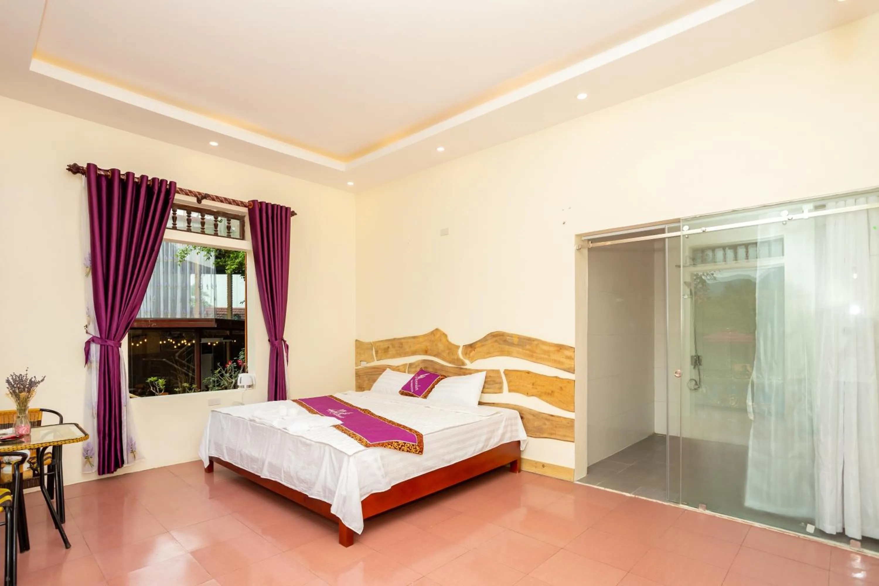 Bed in Tam Coc Lavender Homestay -Authentic Ninh Binh Experiences