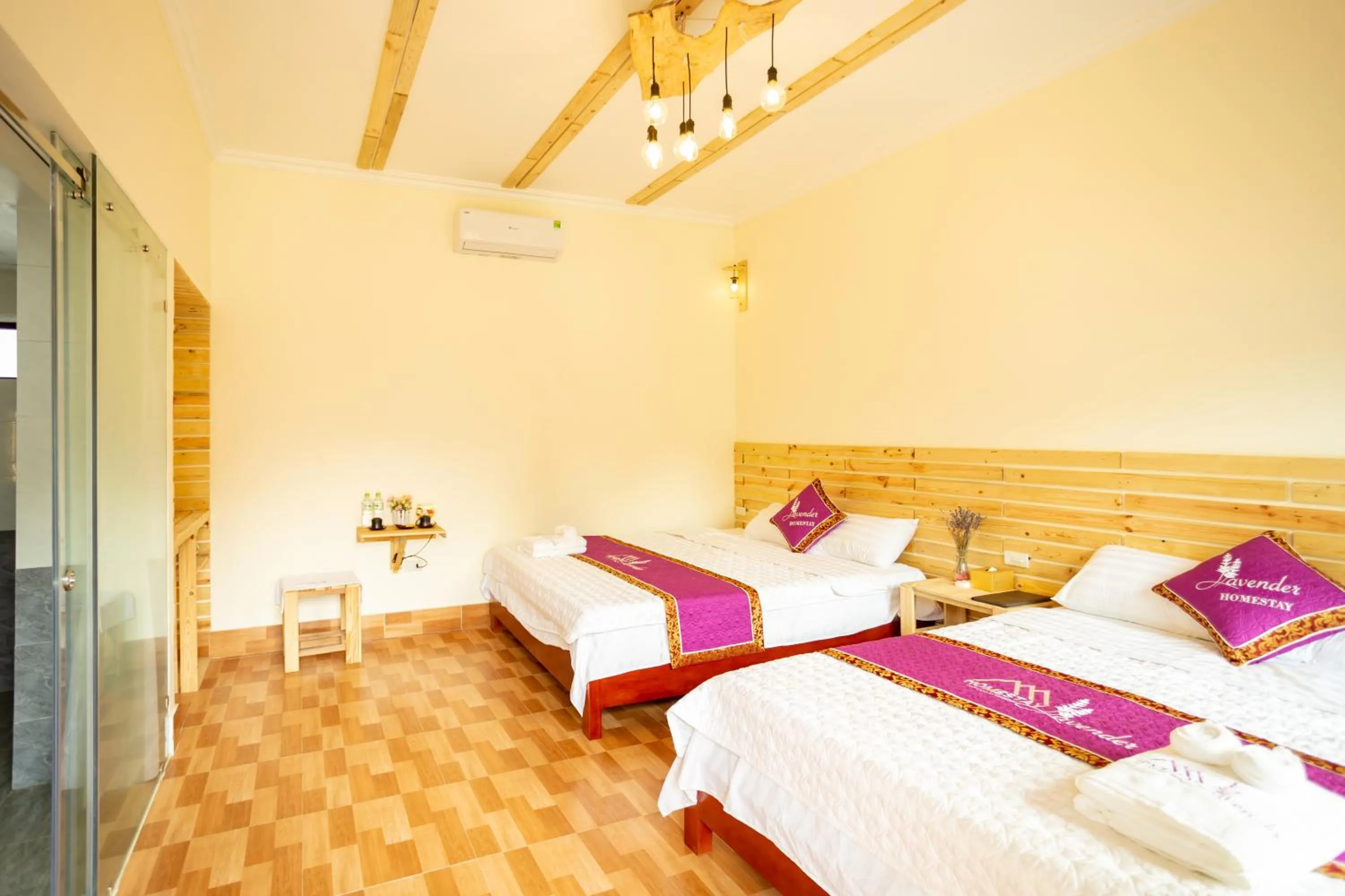 Bed in Tam Coc Lavender Homestay -Authentic Ninh Binh Experiences