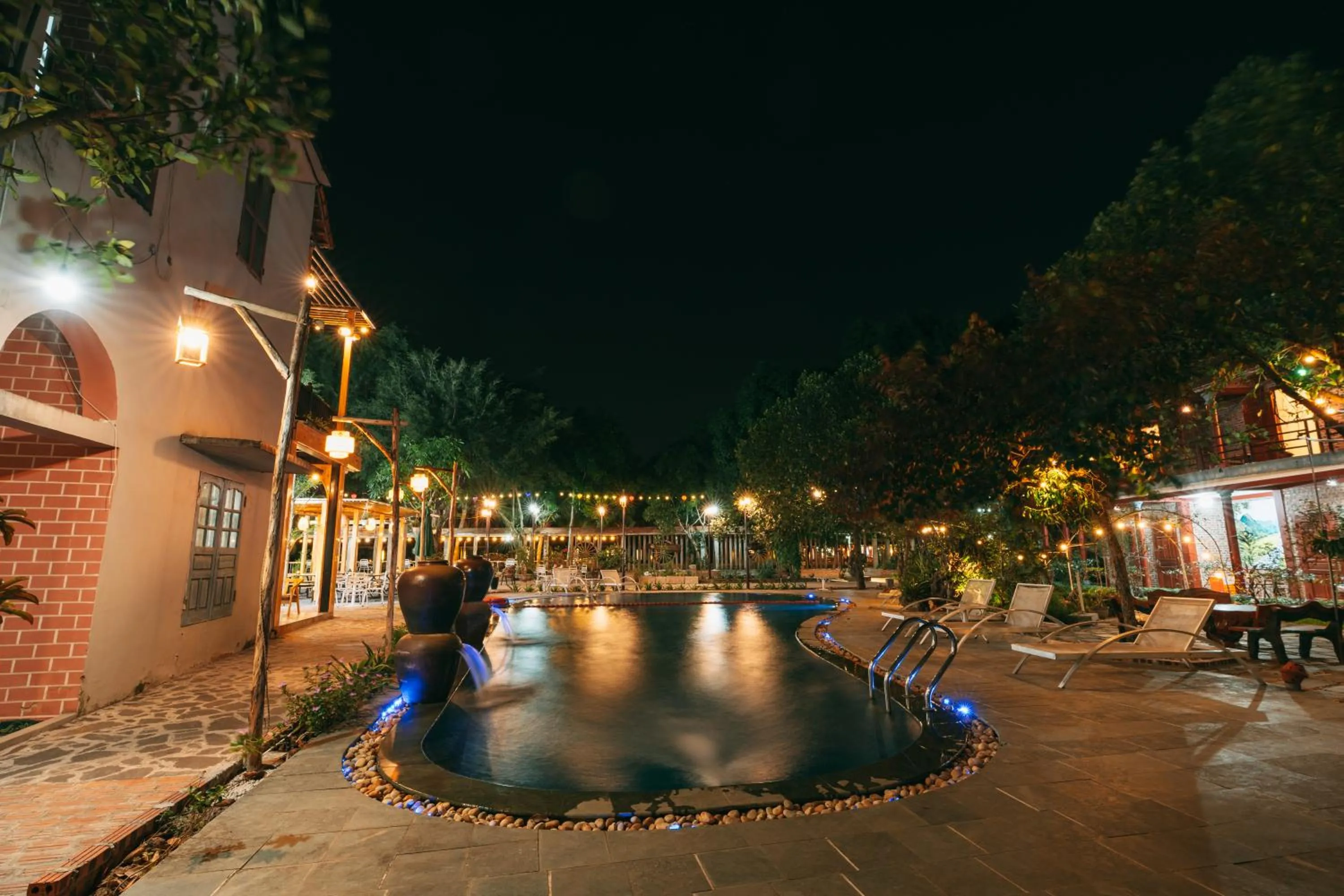 Swimming pool in Tam Coc Lavender Homestay -Authentic Ninh Binh Experiences