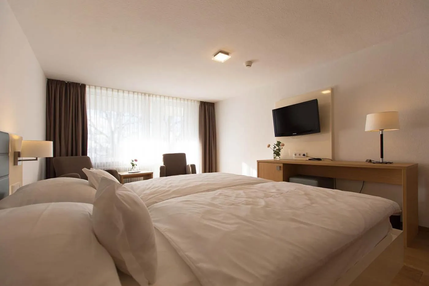 Day, Bed in Hotel Seepark Garni