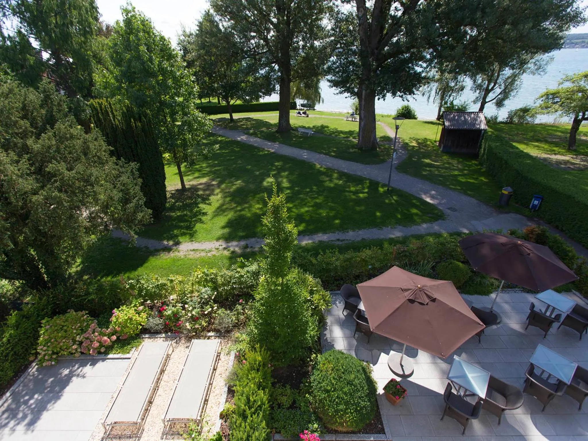 Garden in Hotel Seepark Garni