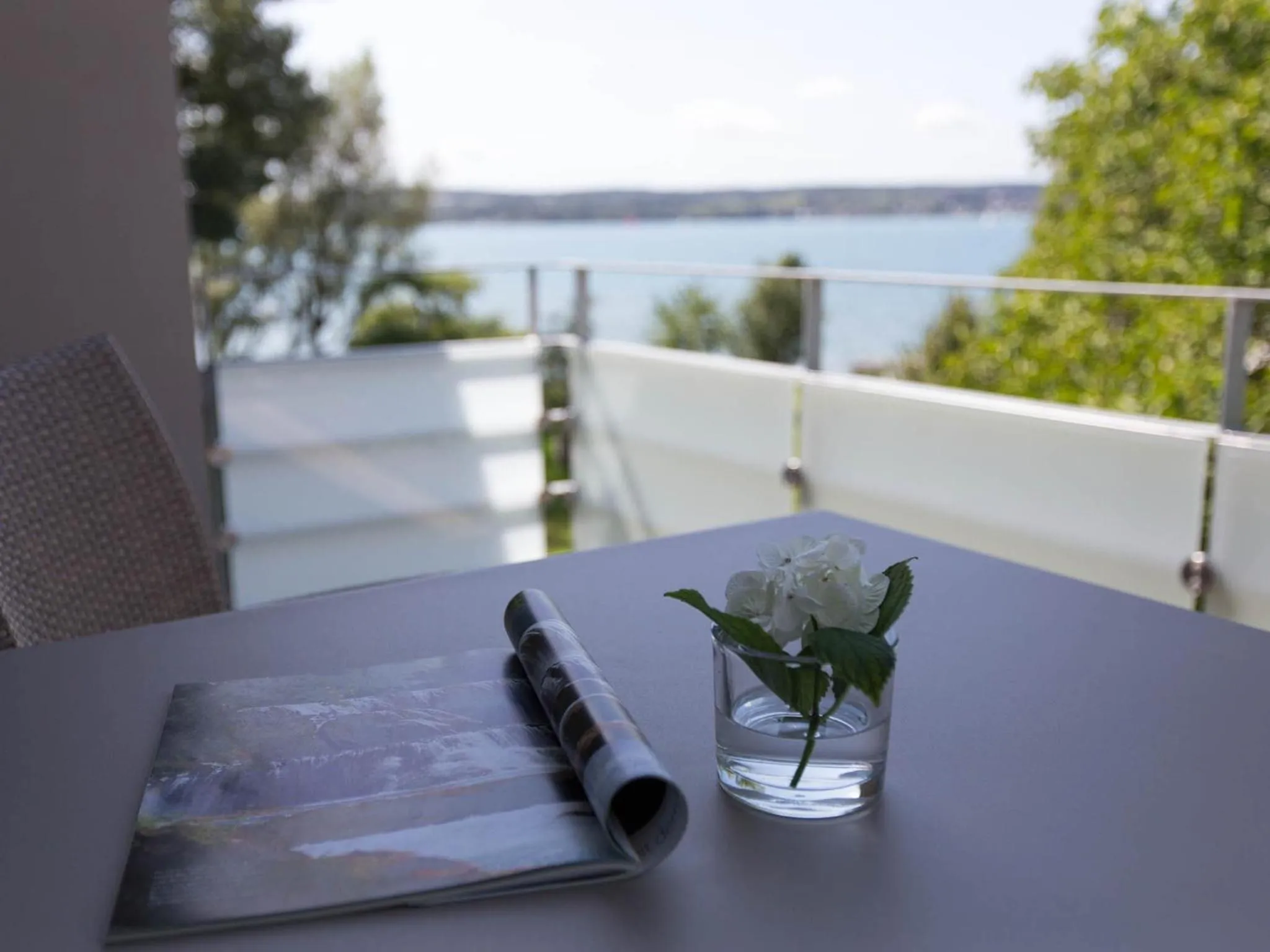 Lake view in Hotel Seepark Garni