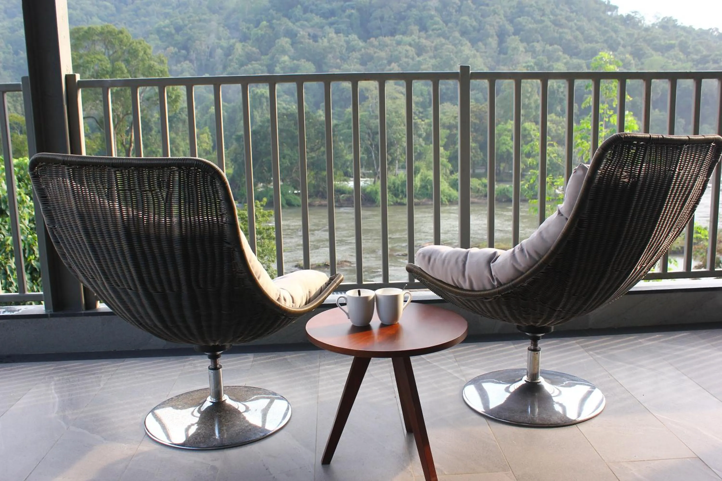 Balcony/Terrace in Niraamaya Retreats Samroha Athirappilly
