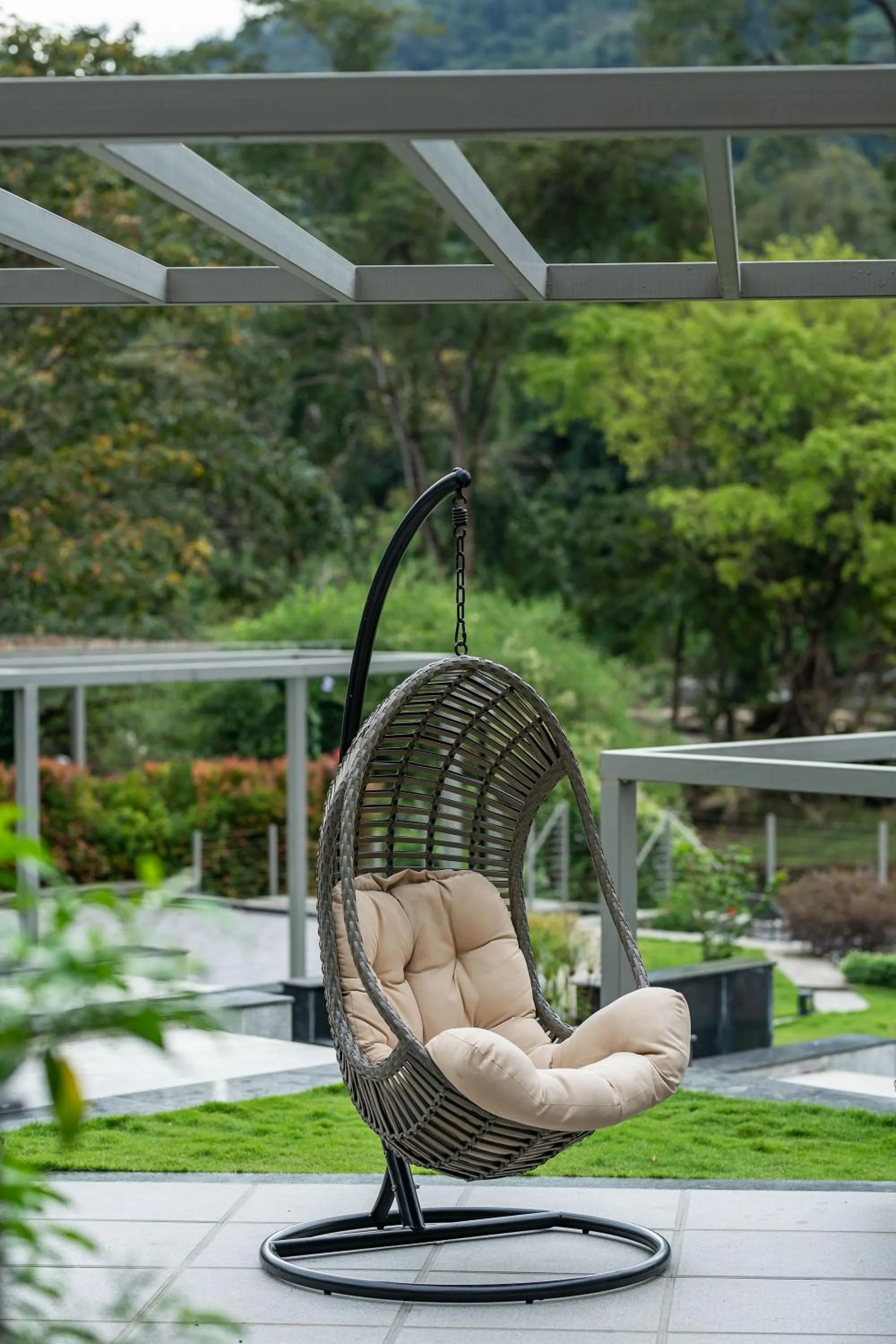 Patio in Niraamaya Retreats Samroha Athirappilly