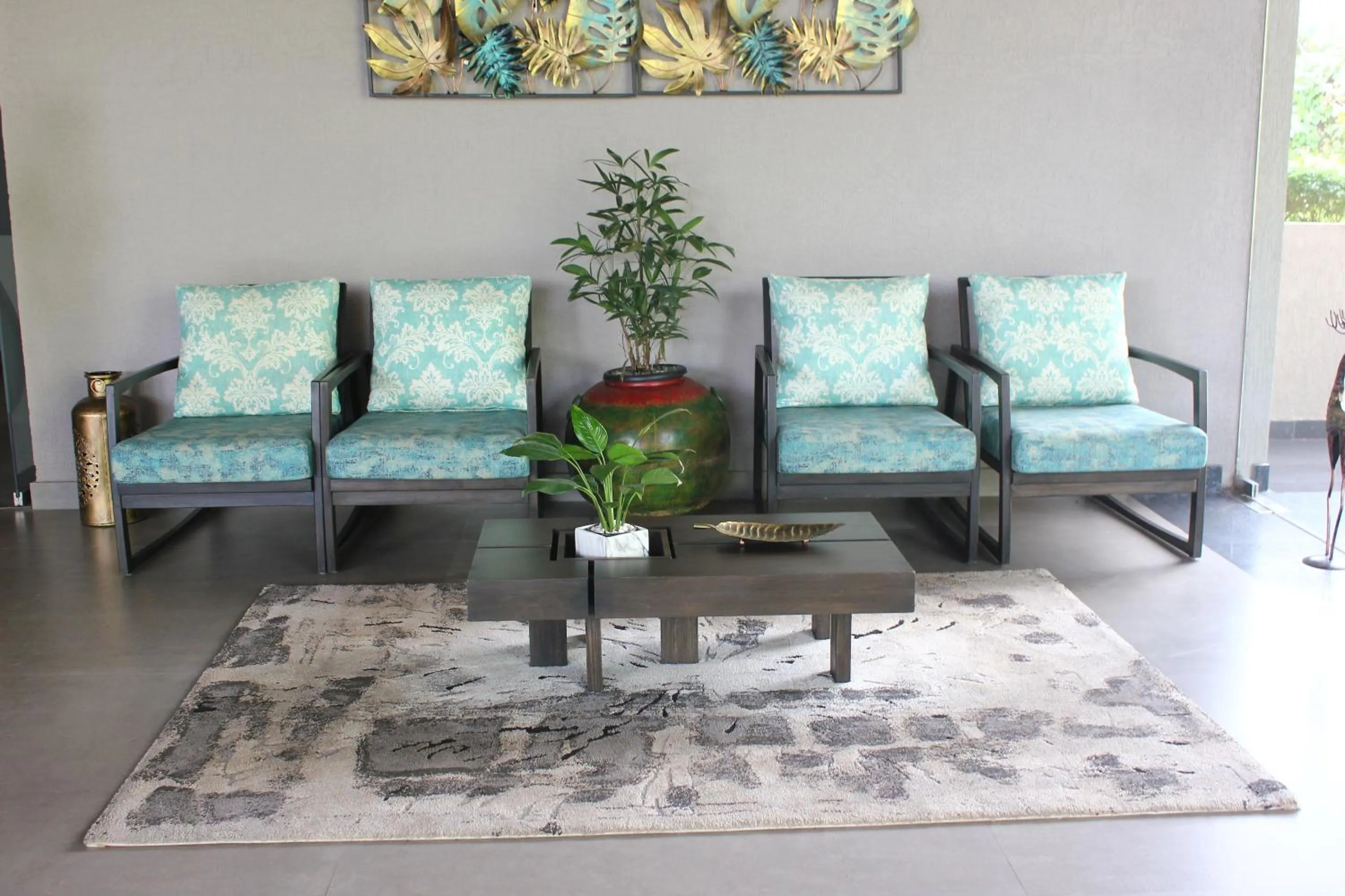 Living room in Niraamaya Retreats Samroha Athirappilly