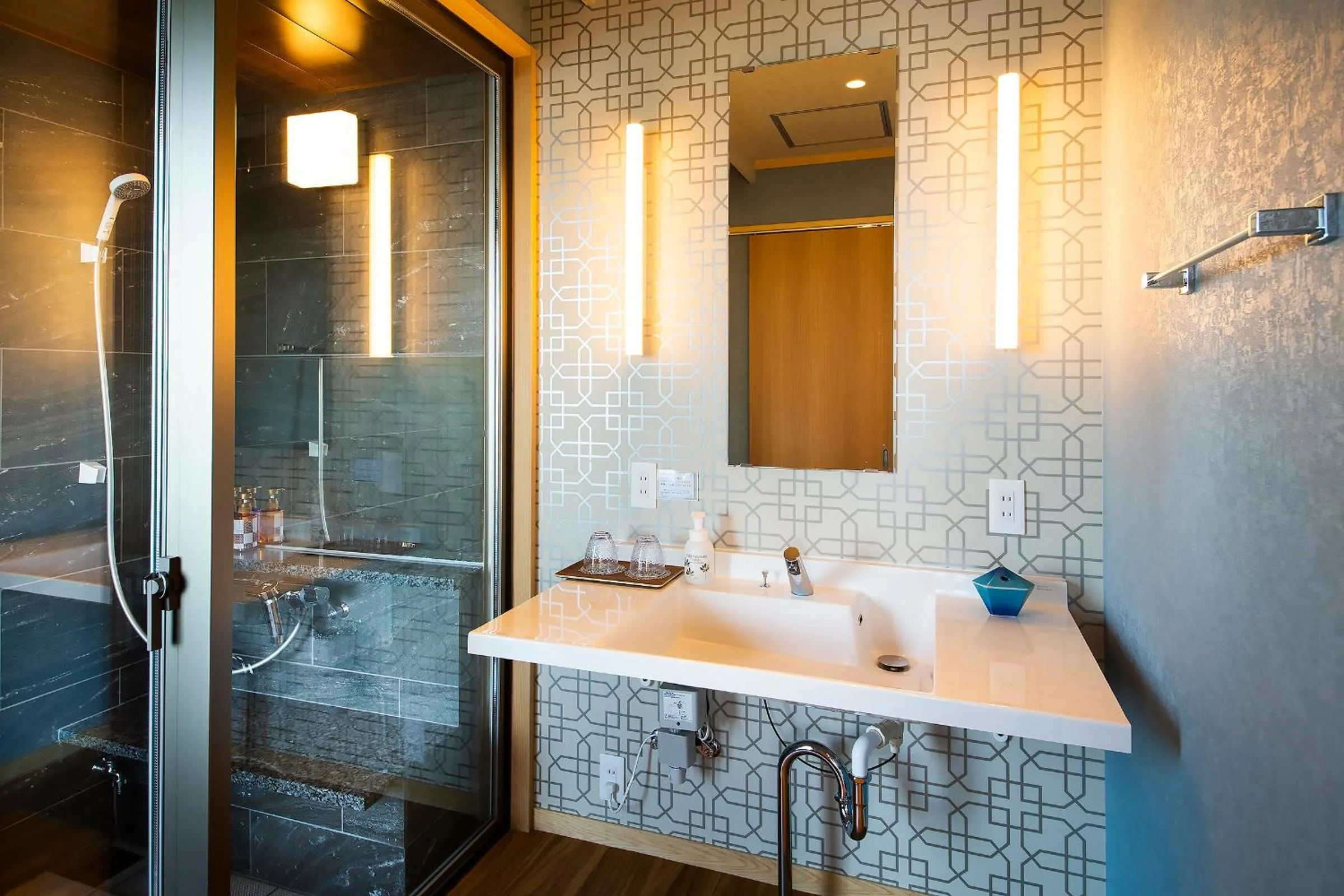 Shower in Manpa Resort