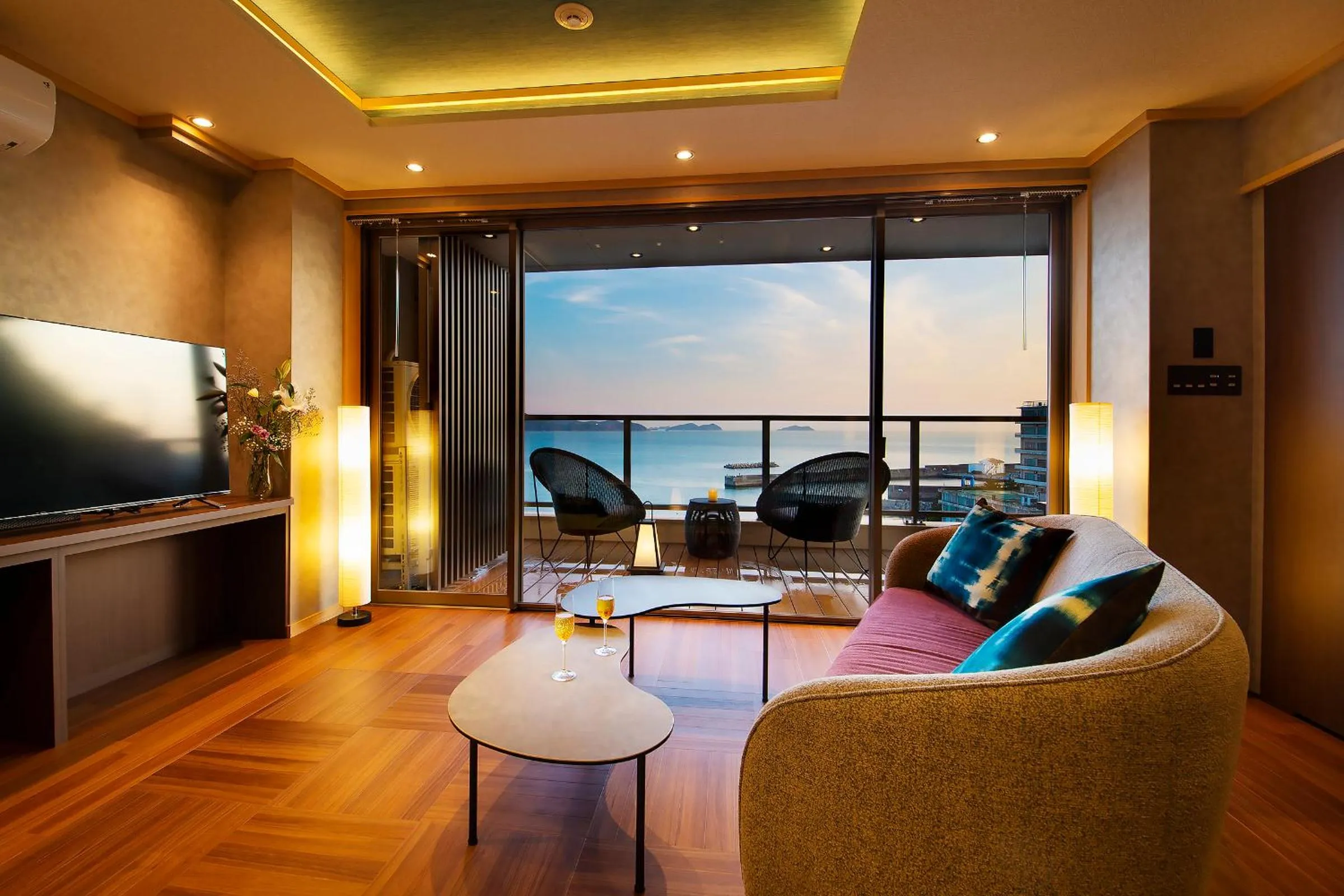 Living room in Manpa Resort