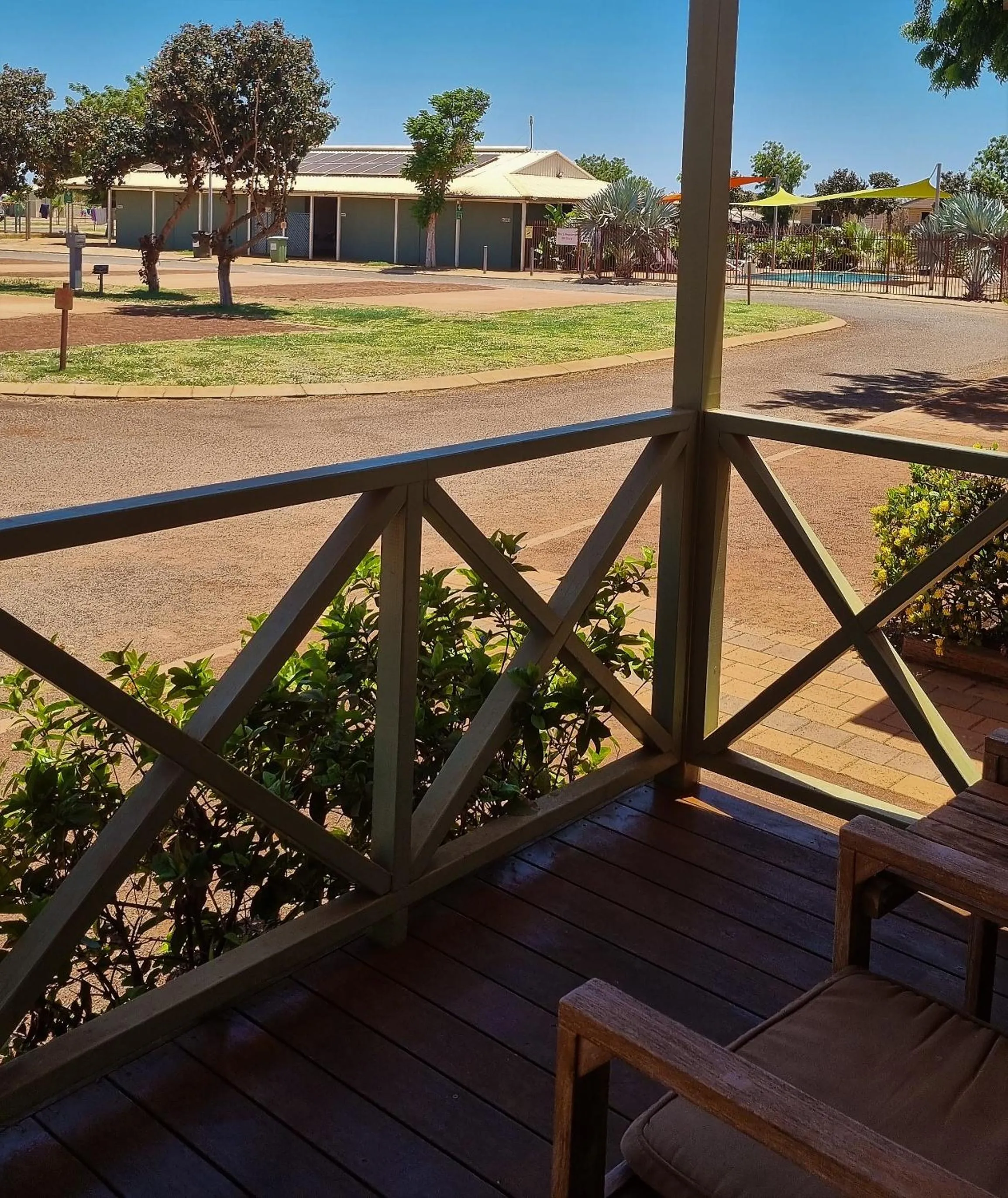 Pool view in The Cove Holiday Village
