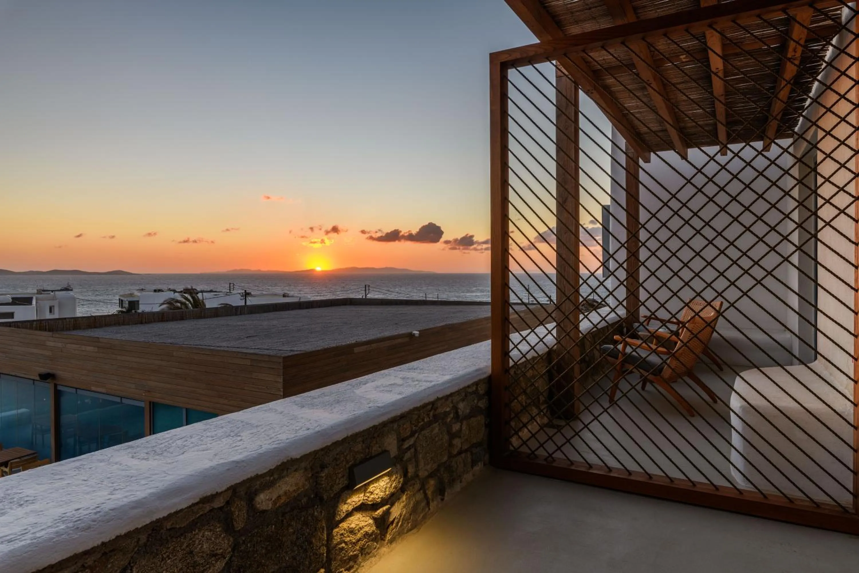 Balcony/Terrace in Anamar Destino Mykonos