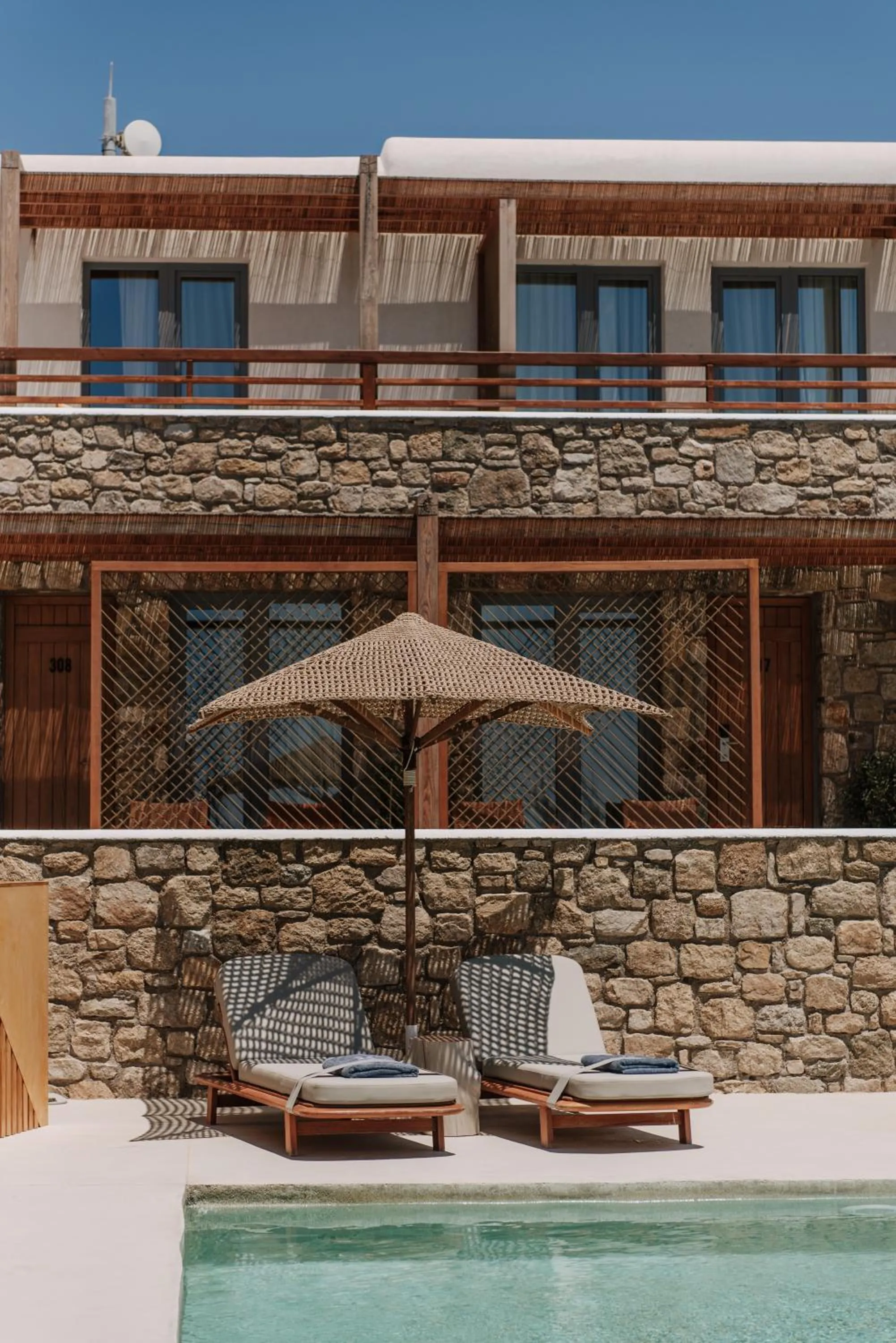 Pool view in Anamar Destino Mykonos