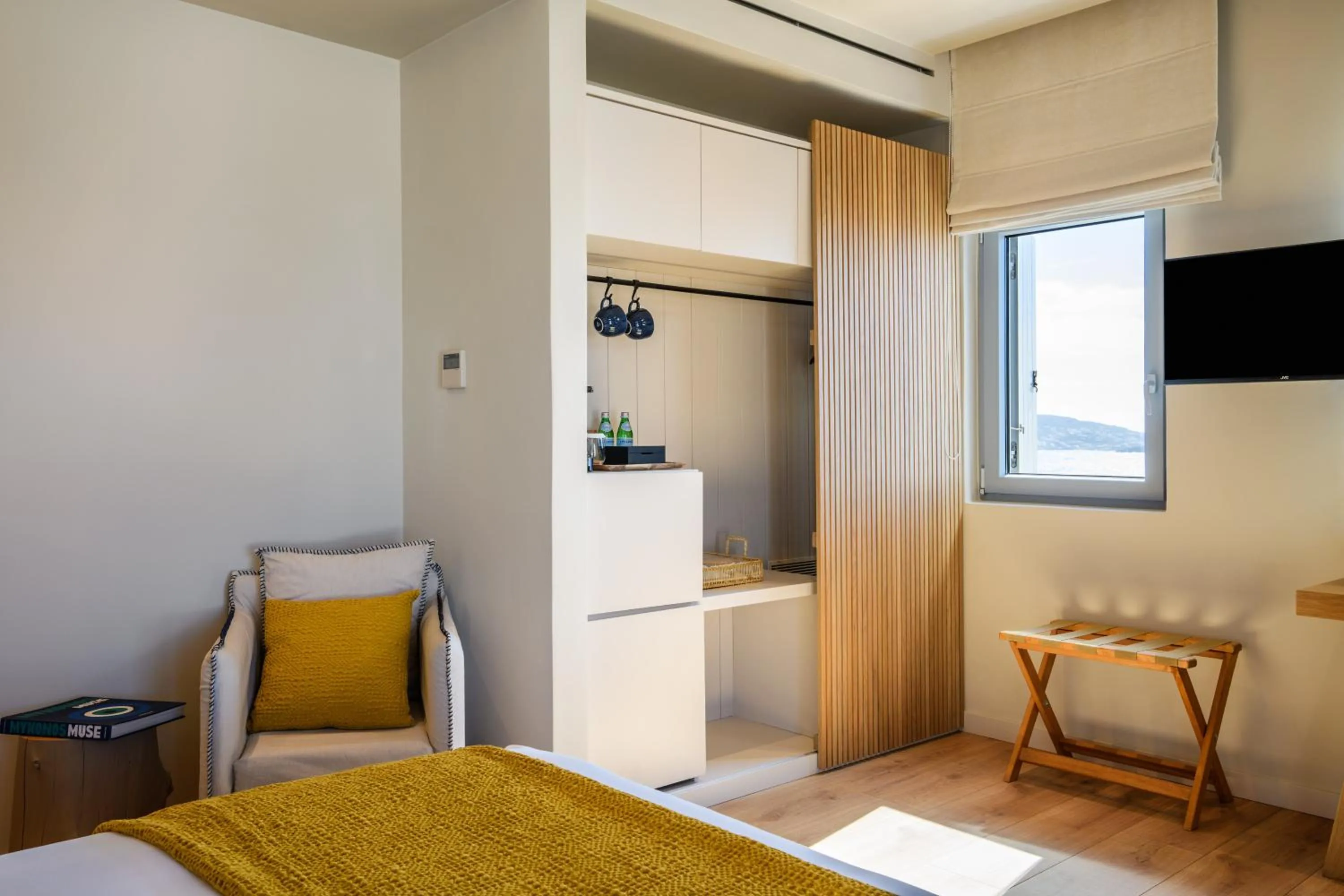 Bed in Anamar Destino Mykonos