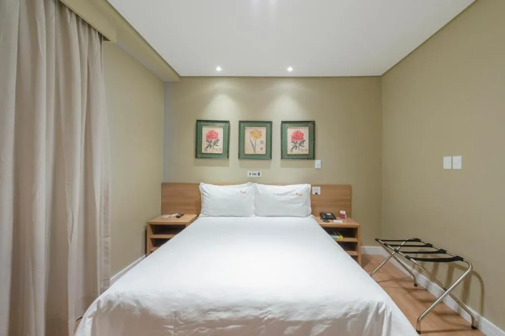 Bedroom, Bed in Araçatuba Plaza Hotel