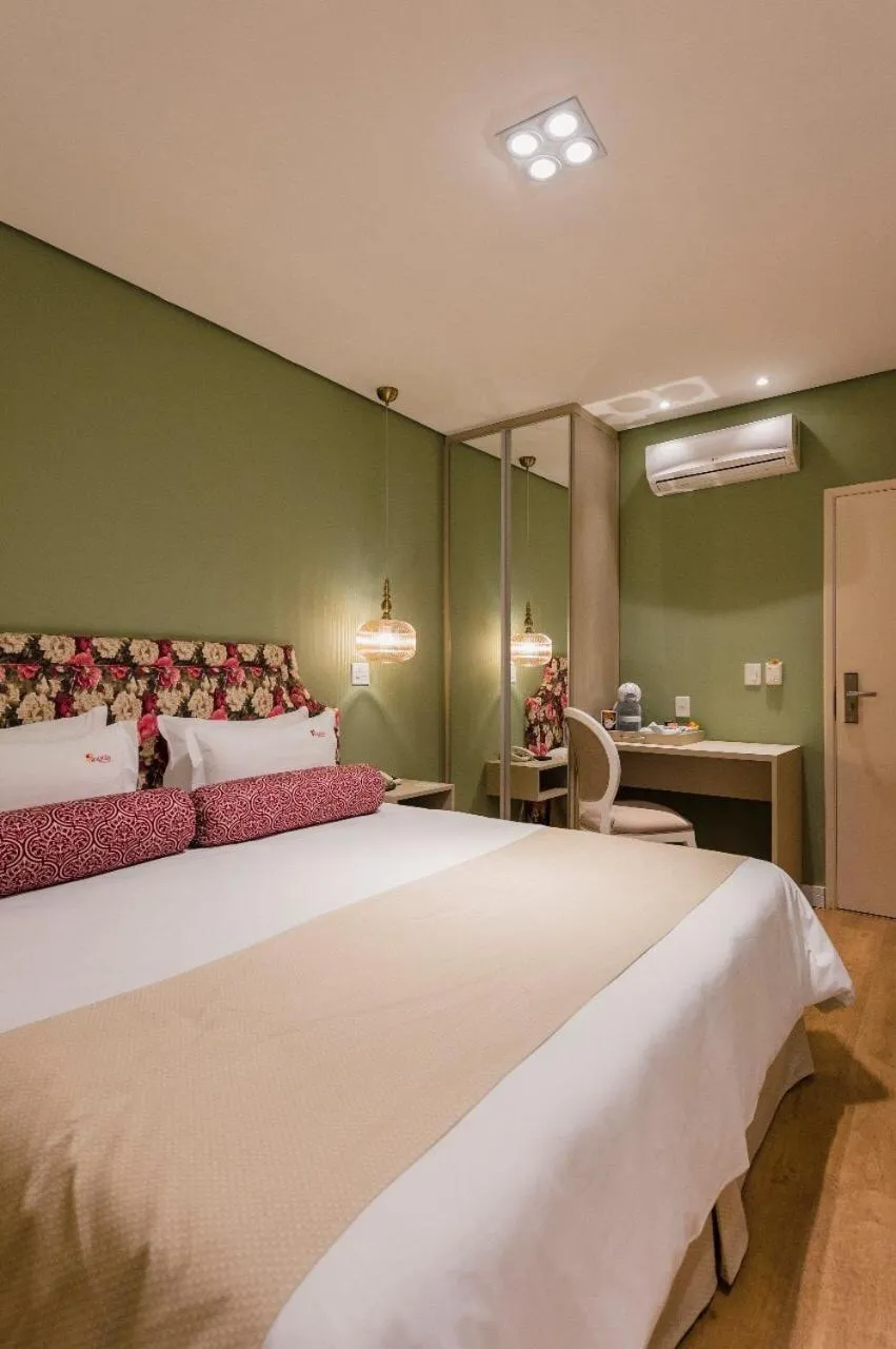 Bedroom, Bed in Araçatuba Plaza Hotel