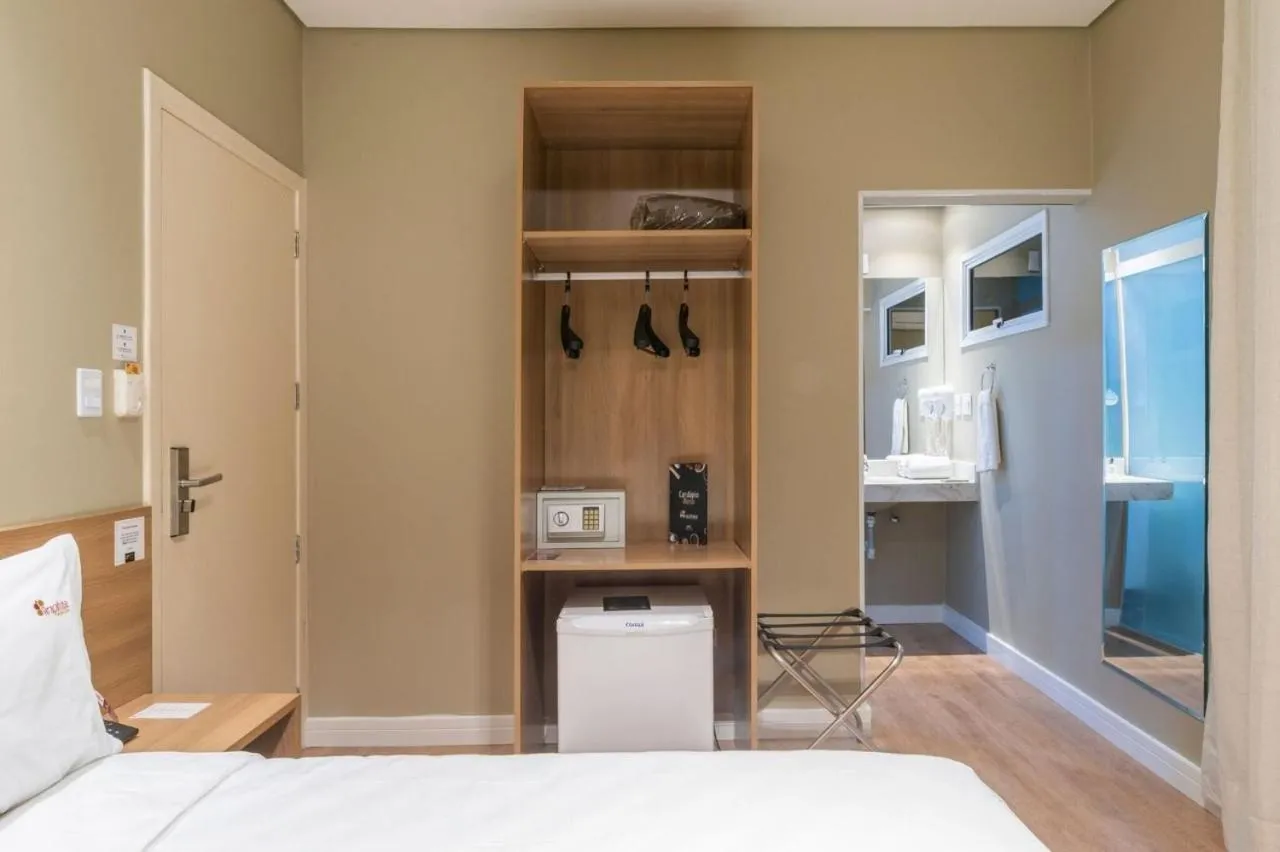 Bedroom, Bed in Araçatuba Plaza Hotel