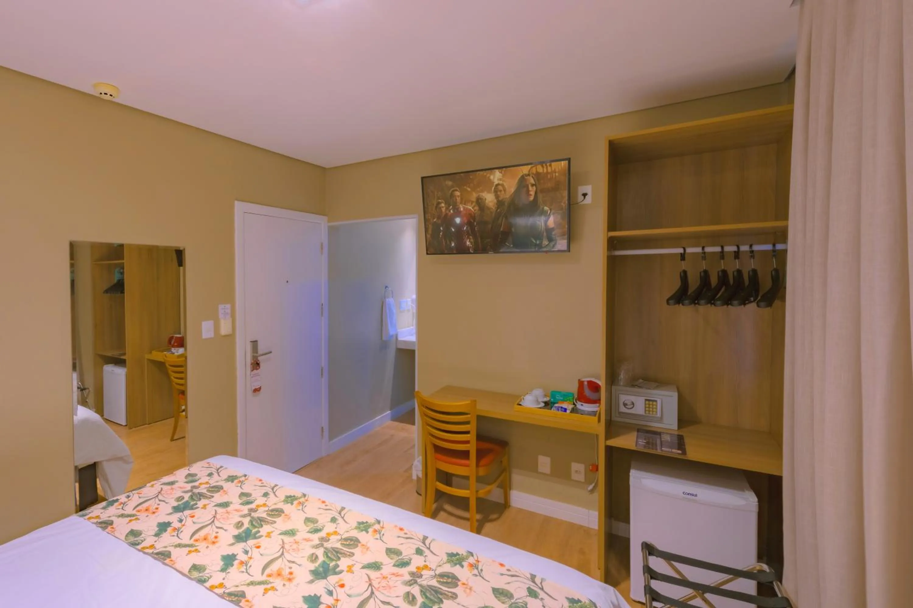 Bedroom, Bed in Araçatuba Plaza Hotel