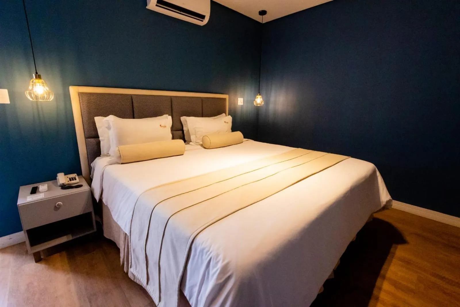 Bed in Araçatuba Plaza Hotel