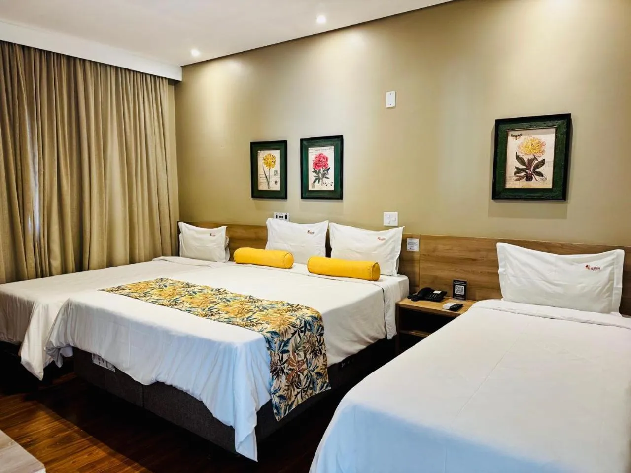 Bed in Araçatuba Plaza Hotel