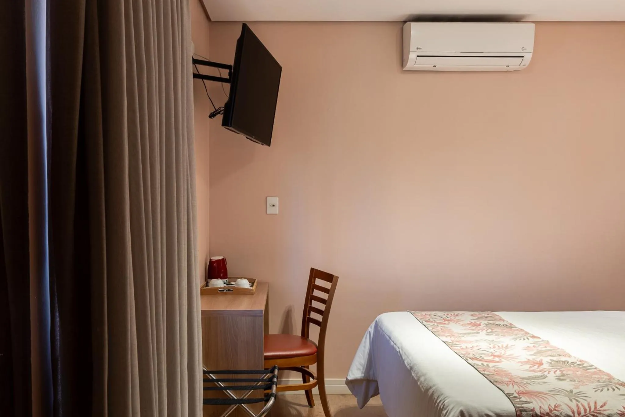 Bed in Araçatuba Plaza Hotel