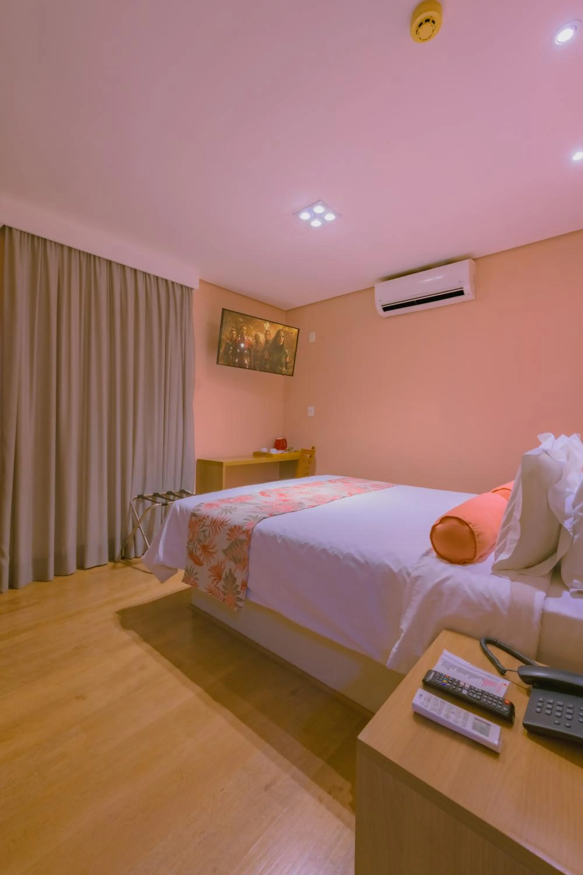 Bed in Araçatuba Plaza Hotel