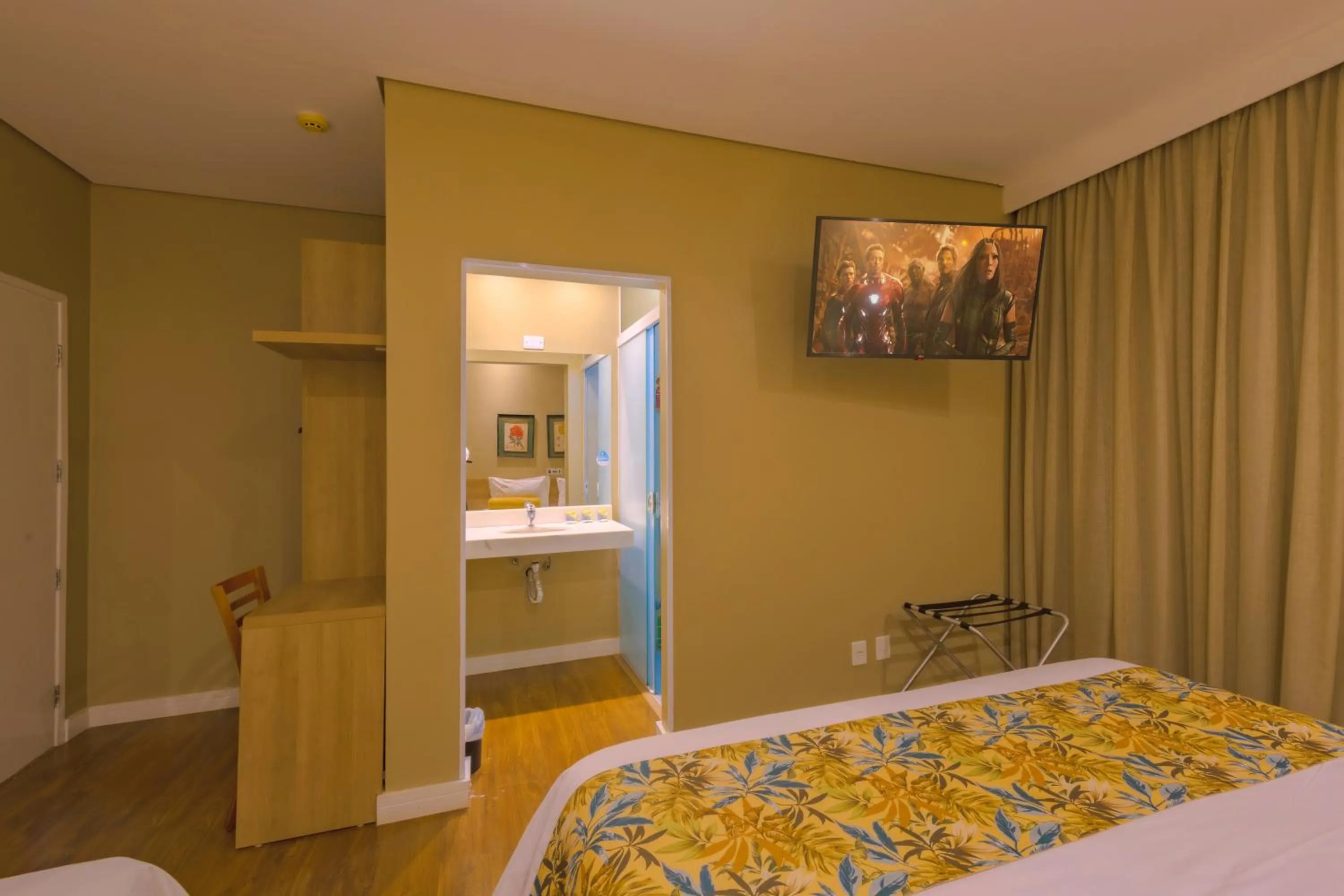 Bedroom, Bed in Araçatuba Plaza Hotel