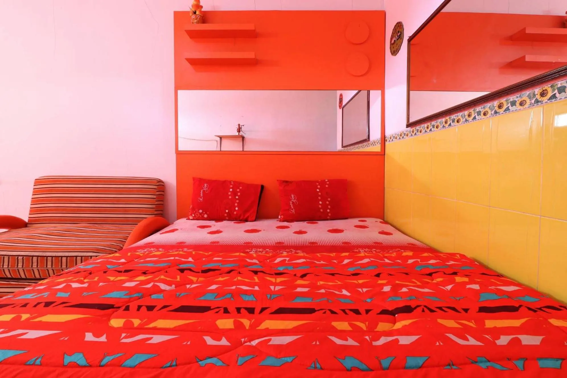 Bed in Hotel Agung Permata Artha